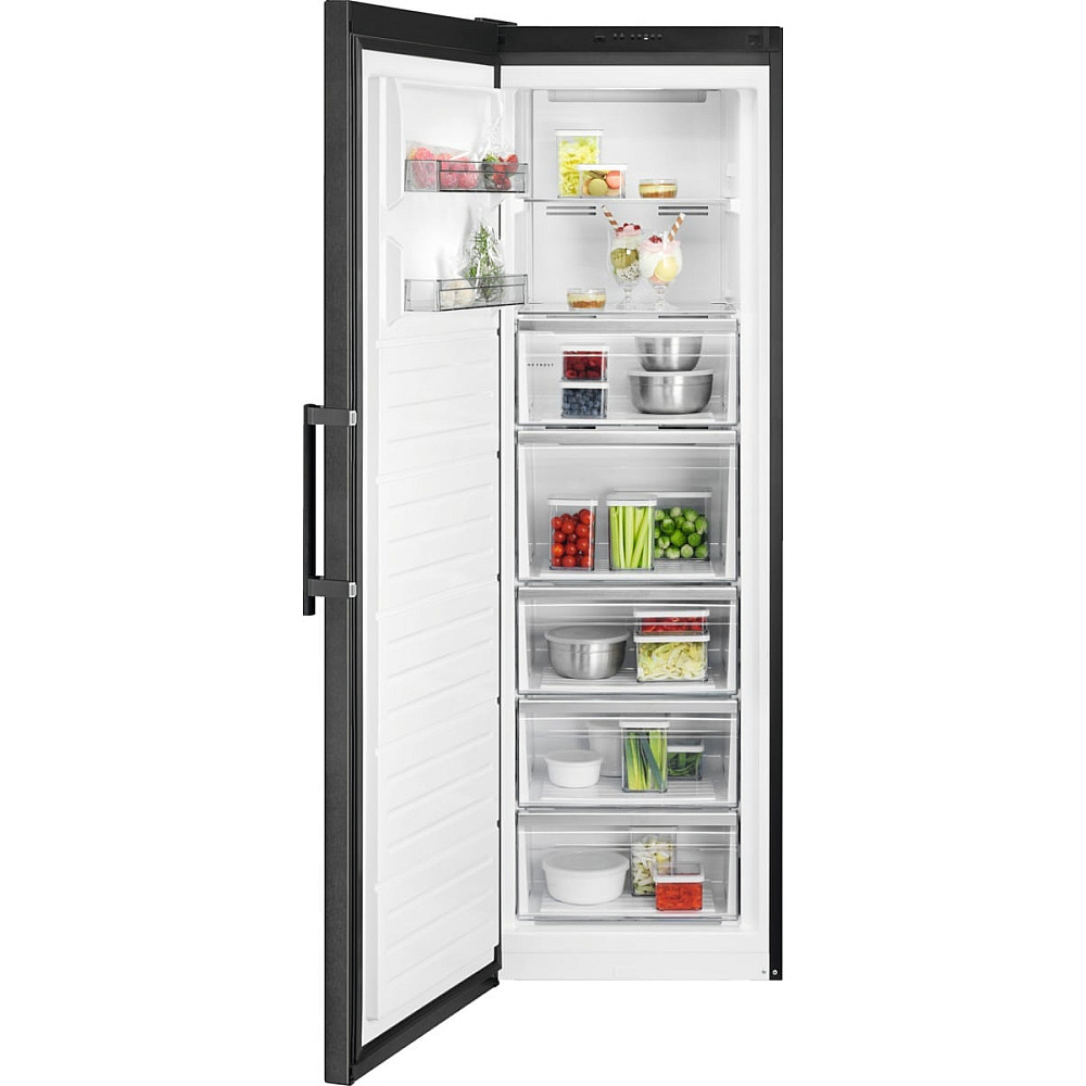 Fristående Frysskåp AEG OAG7M281DL 7000 NoFrost Svart med MultiFlow och FastFreeze
