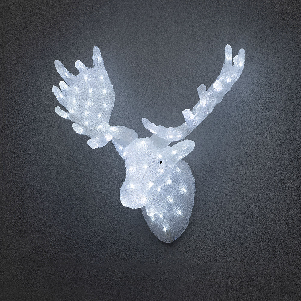 Dekorationsbelysning Gnosjö Konstsmide Älg huvud