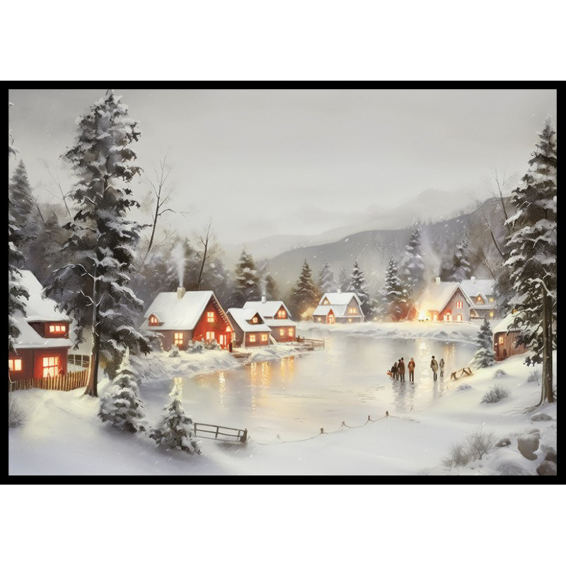 Poster Gallerix Winter Village No2