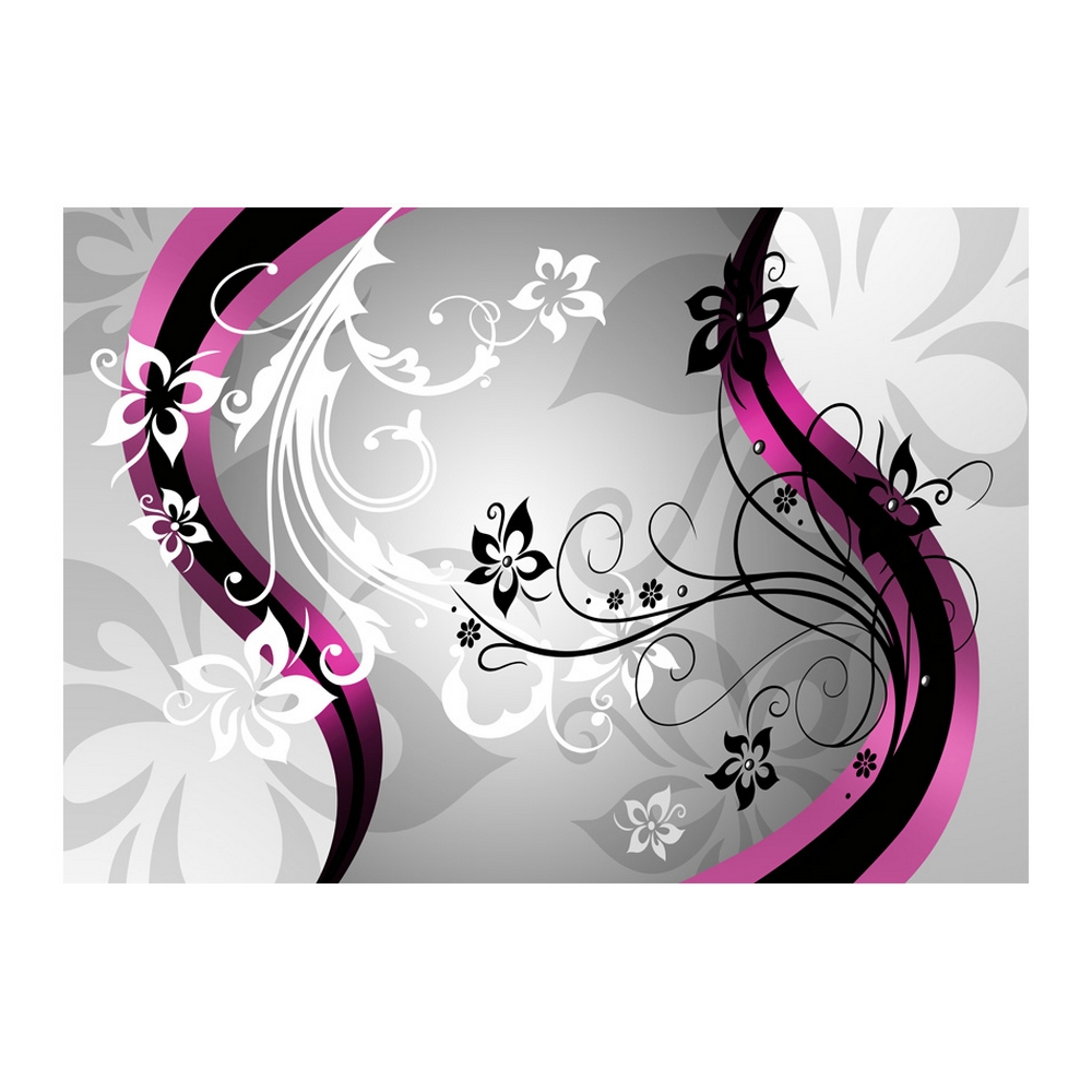 Fototapet Arkiio Självhäftande Art Flowers Pink