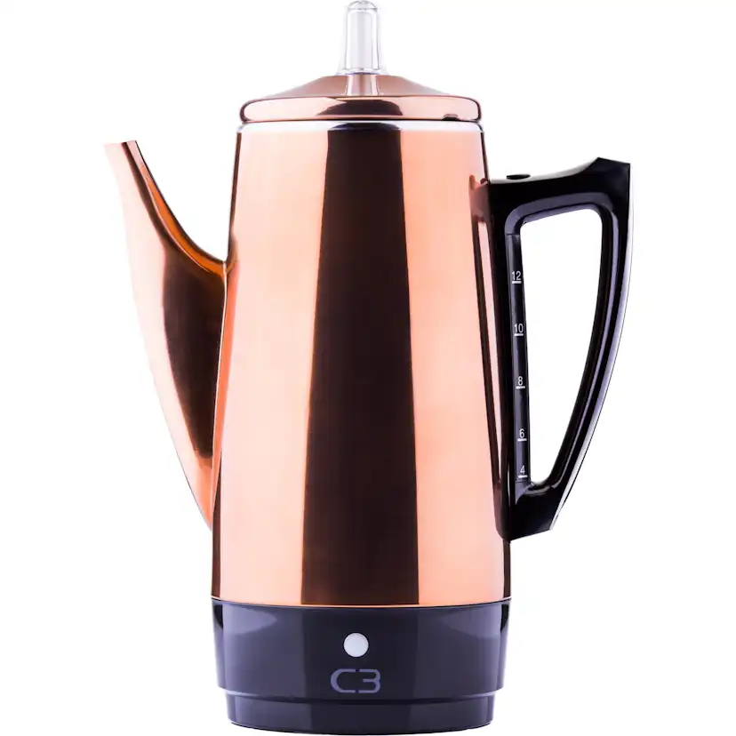 Perkolator Champion C3 Original Kopparfärg Stål 12kp