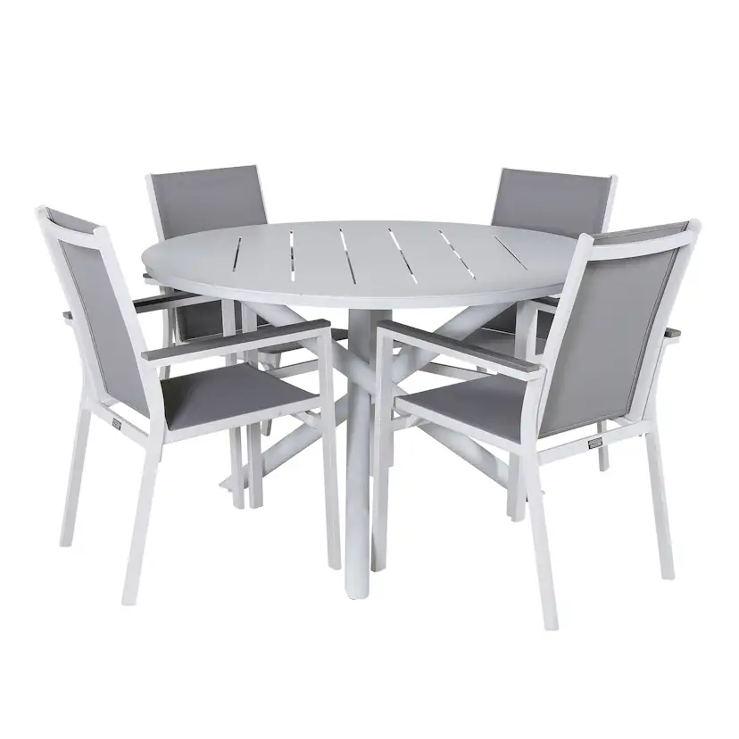 Matgrupp Venture Home Ande med 4 Pussel Matstolar