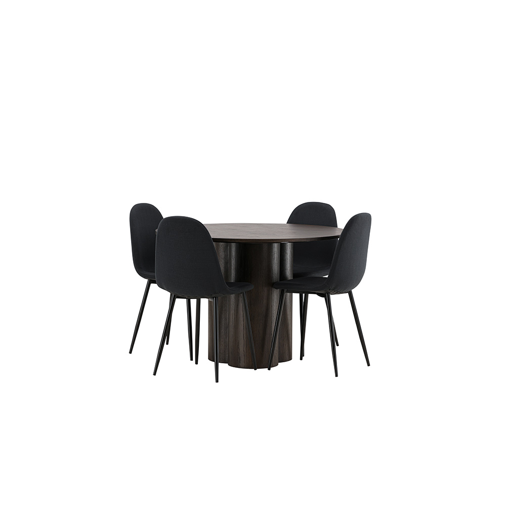 Matgrupp Venture Home Olivia med 4 Polar Stolar