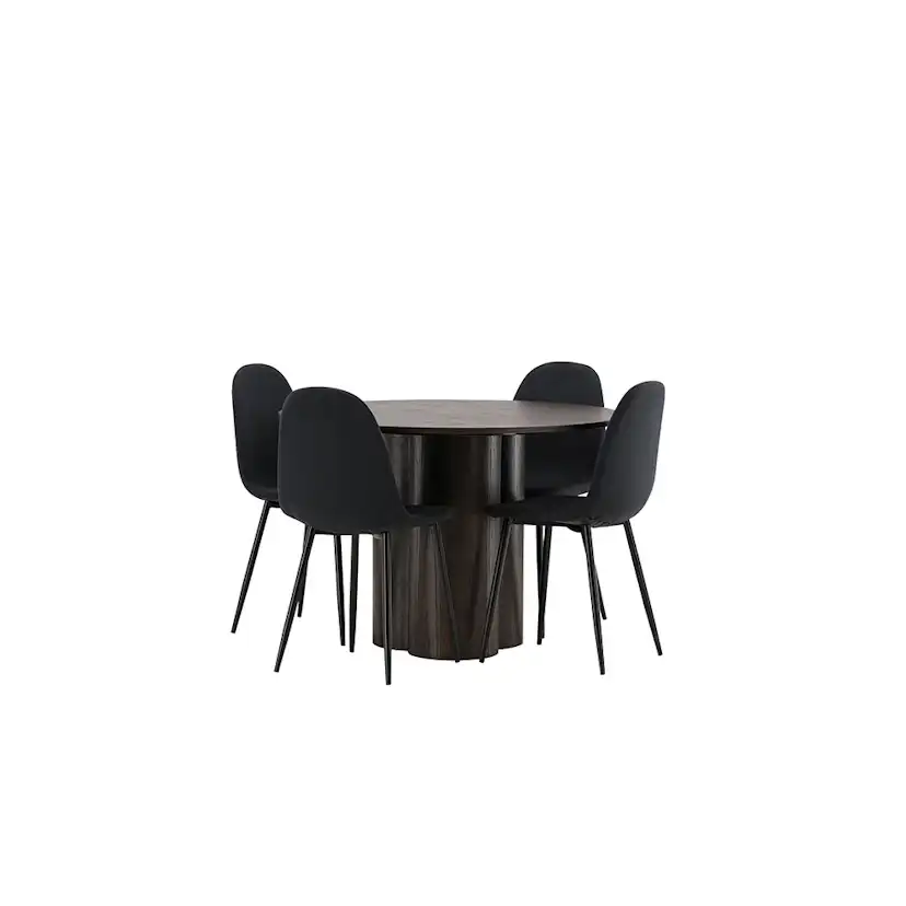 Matgrupp Venture Home Olivia med 4 Polar Stolar