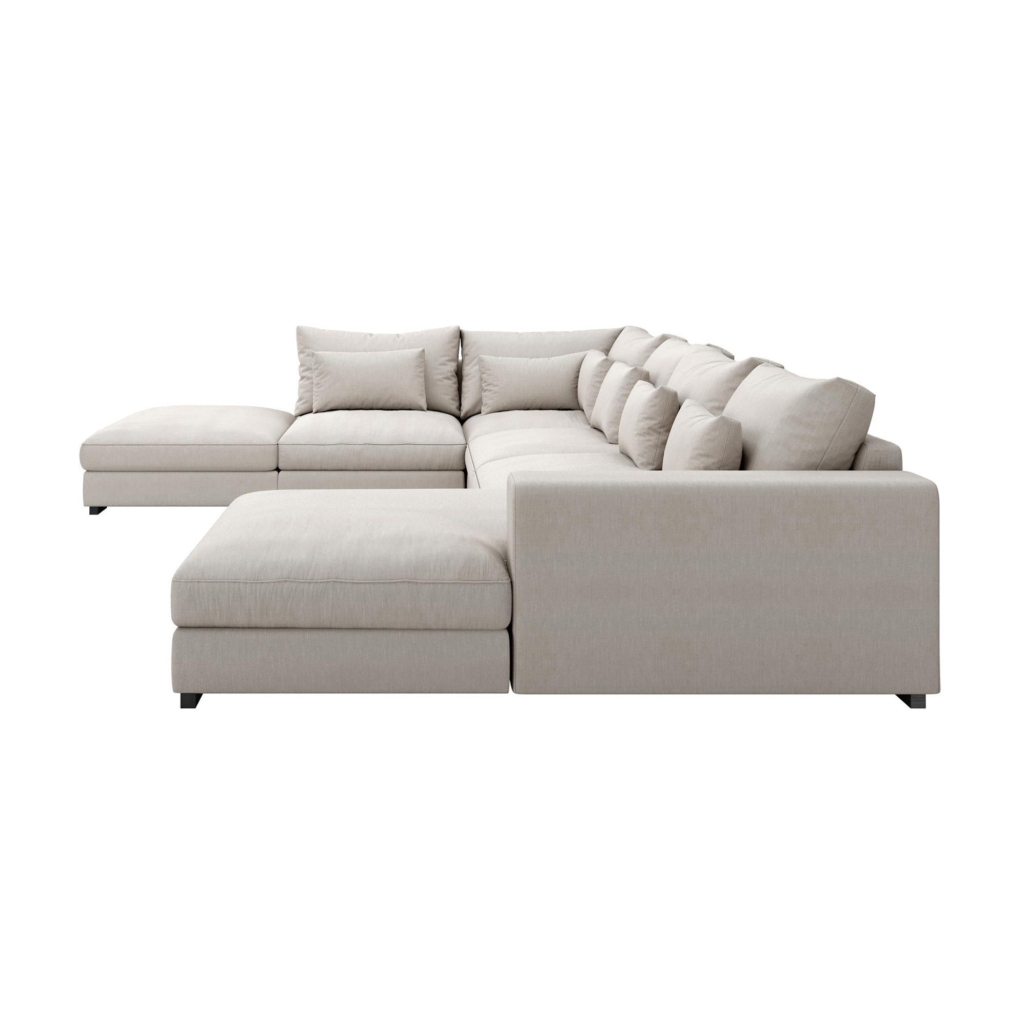 5-sitssoffa Scandinavian Choice Dubai U-formad med Schäslong och Divan 432 cm