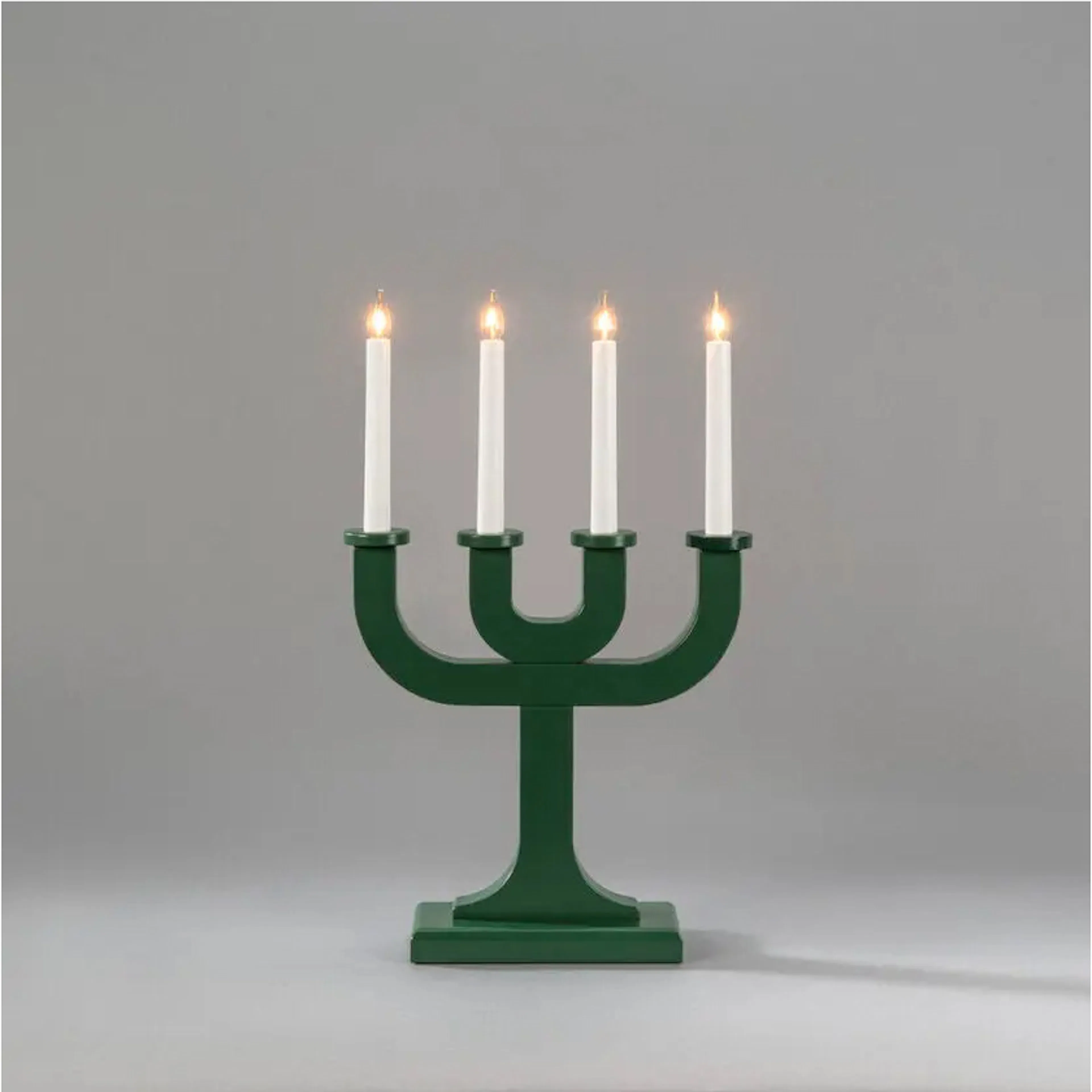 Adventsljusstake Gnosjö Konstsmide 3544 Elljusstake Trä 5 Ljus