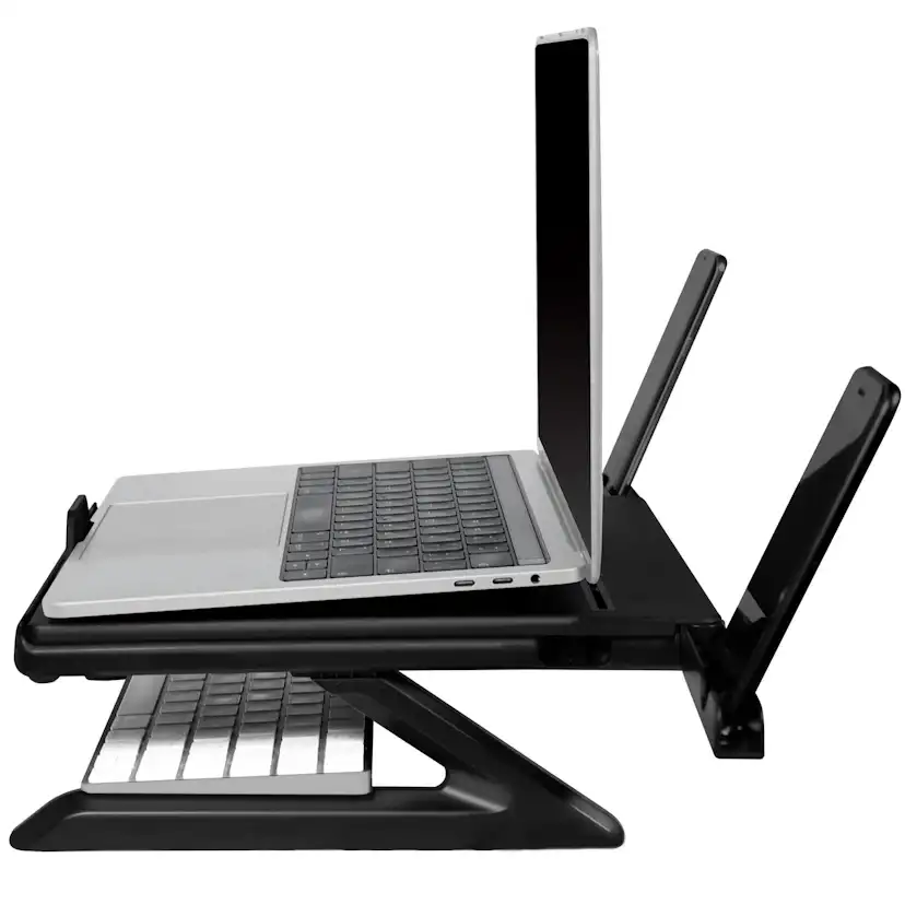 Hopfällbart Laptopställ LogiLink Höjdjusterbart