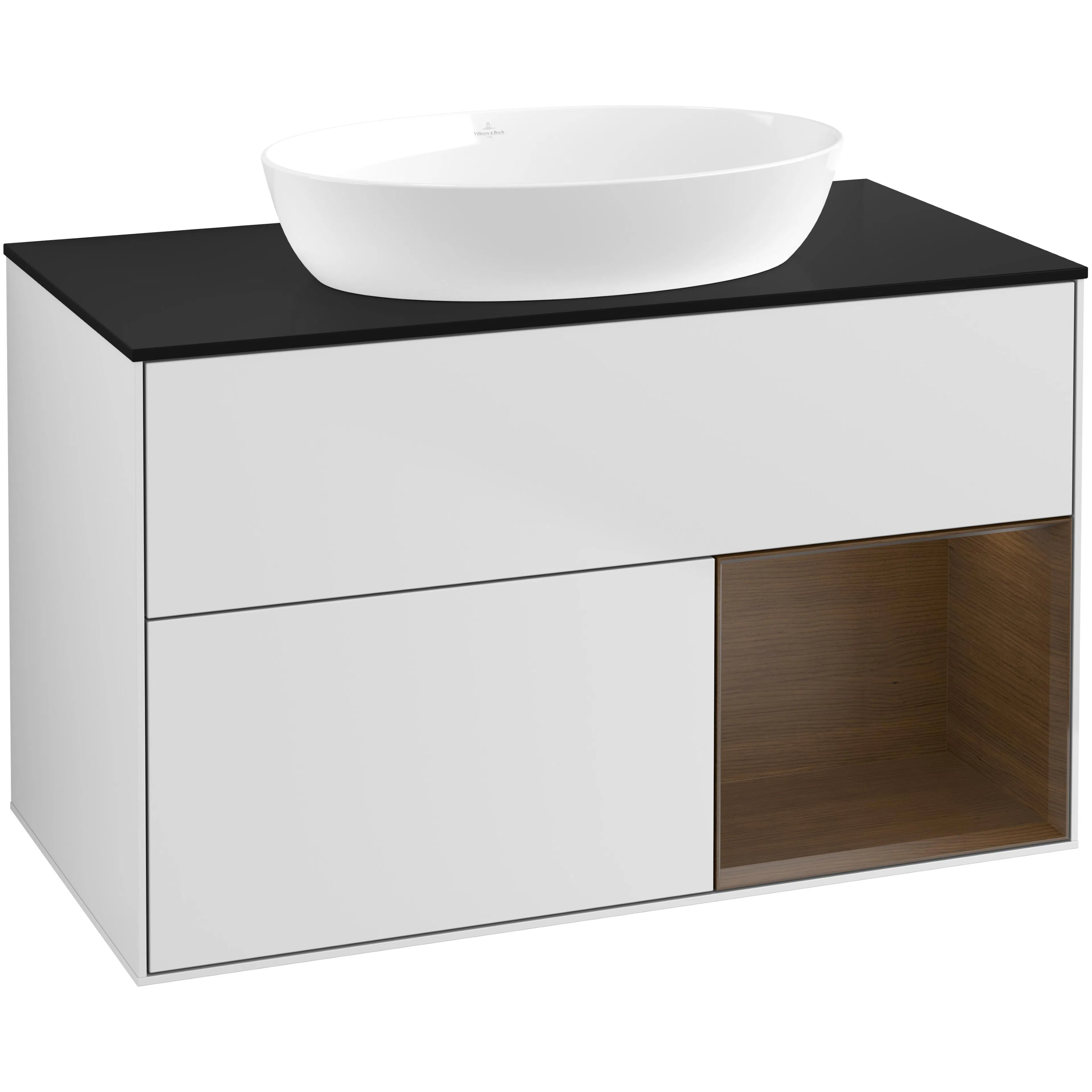 Tvättställsskåp Villeroy & Boch Finion med 2 Lådor Hylla och Bänkskiva för Fristående Tvättställ från Artis & Collaro