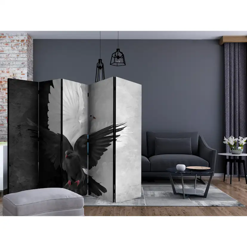 Rumsavdelare Skärmvägg Arkiio Good vs Evil II 225x172 cm