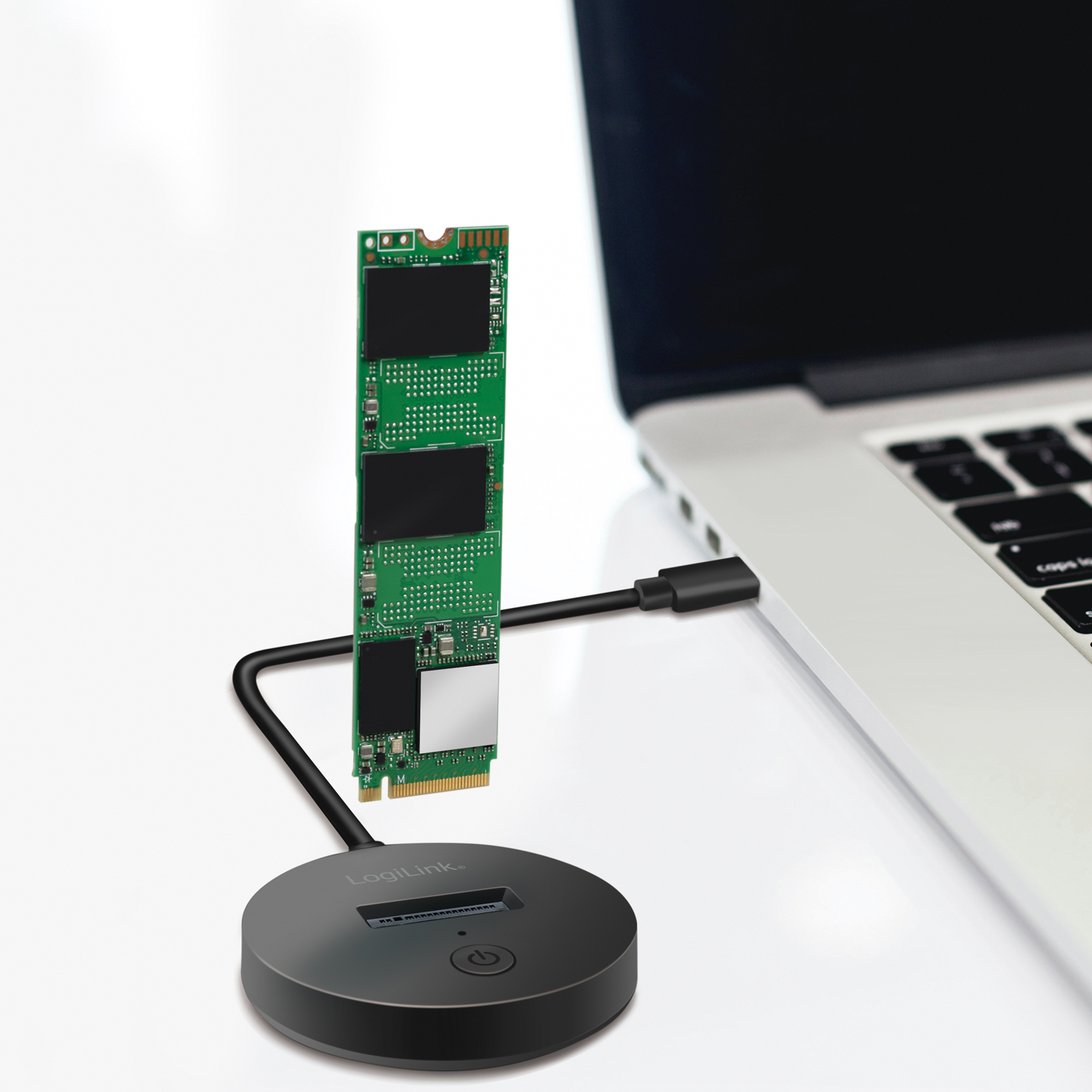 SSD-dockningsstation LogiLink M.2 SATA / NVMe