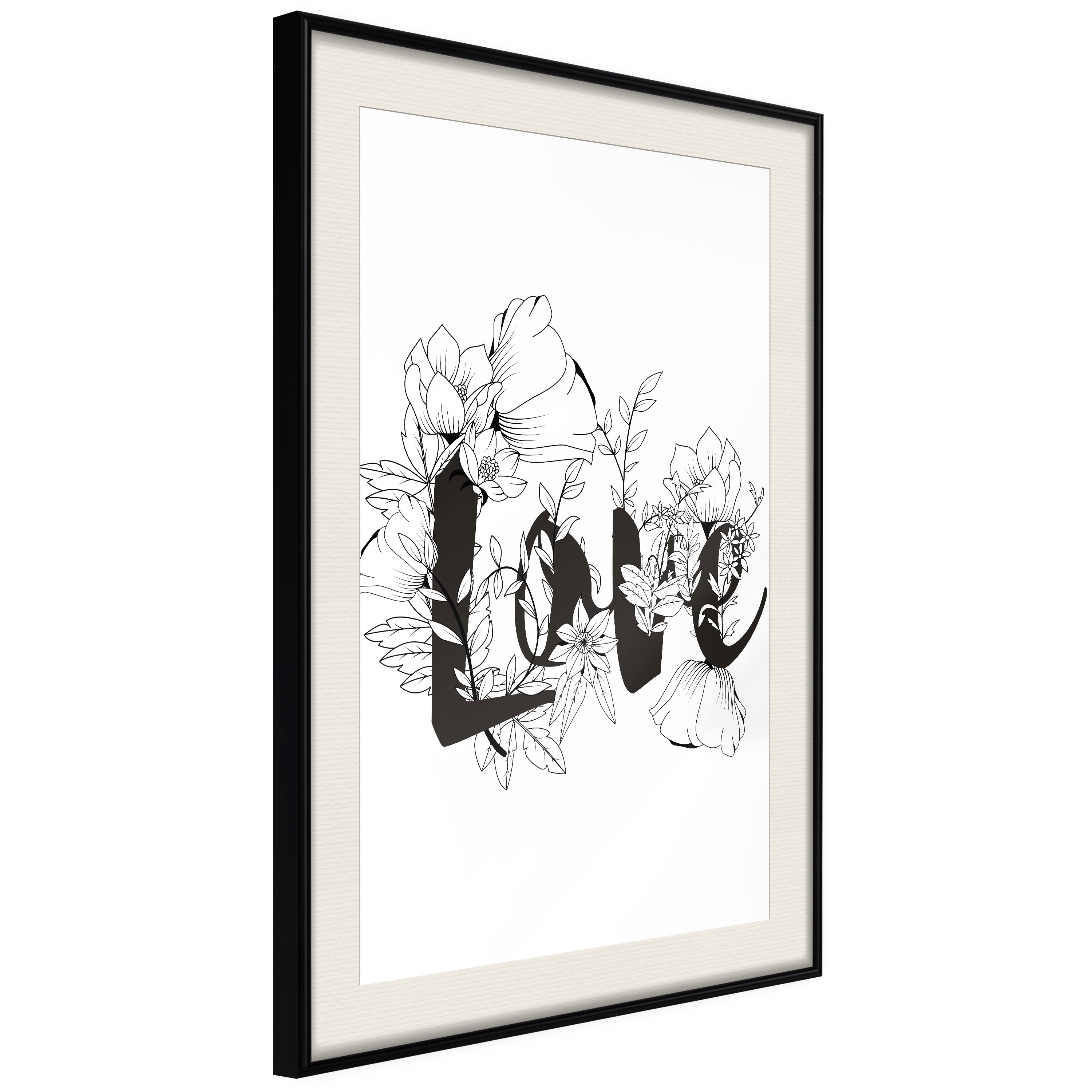 Poster Artgeist Affisch Love With Flowers
