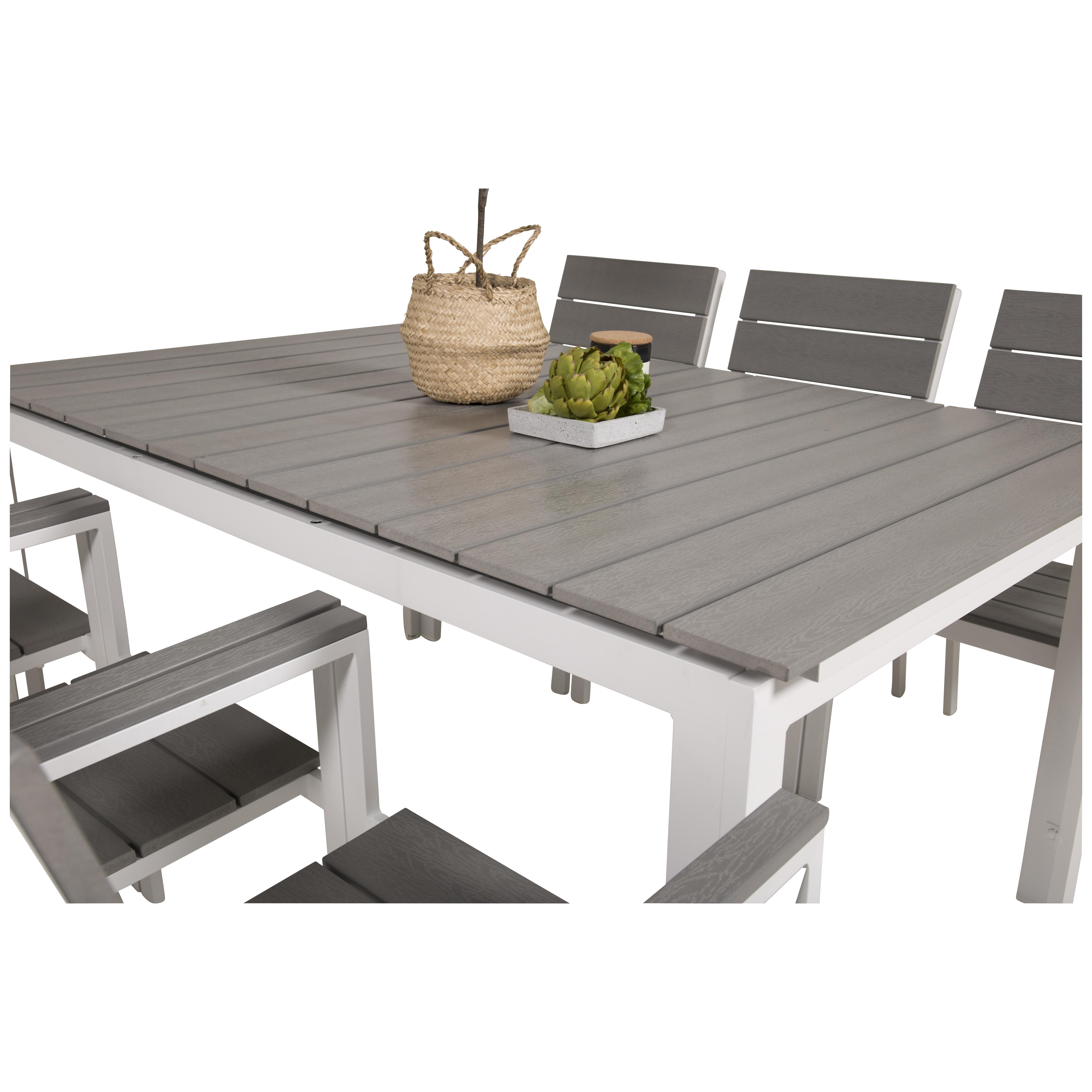 Matgrupp Venture Home Lova 160/240 med 6 Lova Stolar