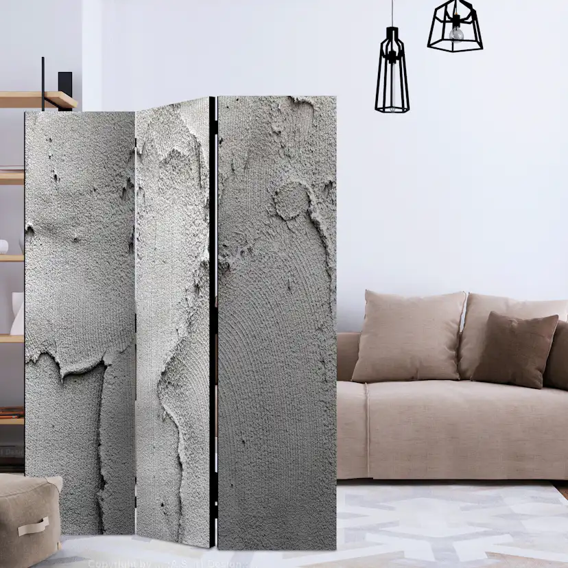 Rumsavdelare Skärmvägg Arkiio Concrete Nothingness 135x172 cm