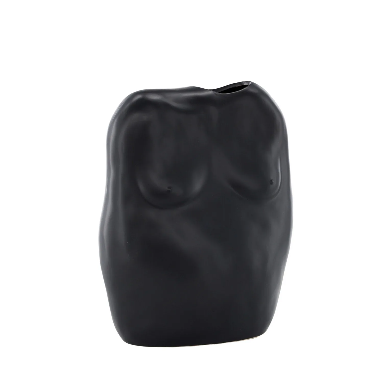 Romie Vase - Matte Black - 24*14*28Hcm Svart