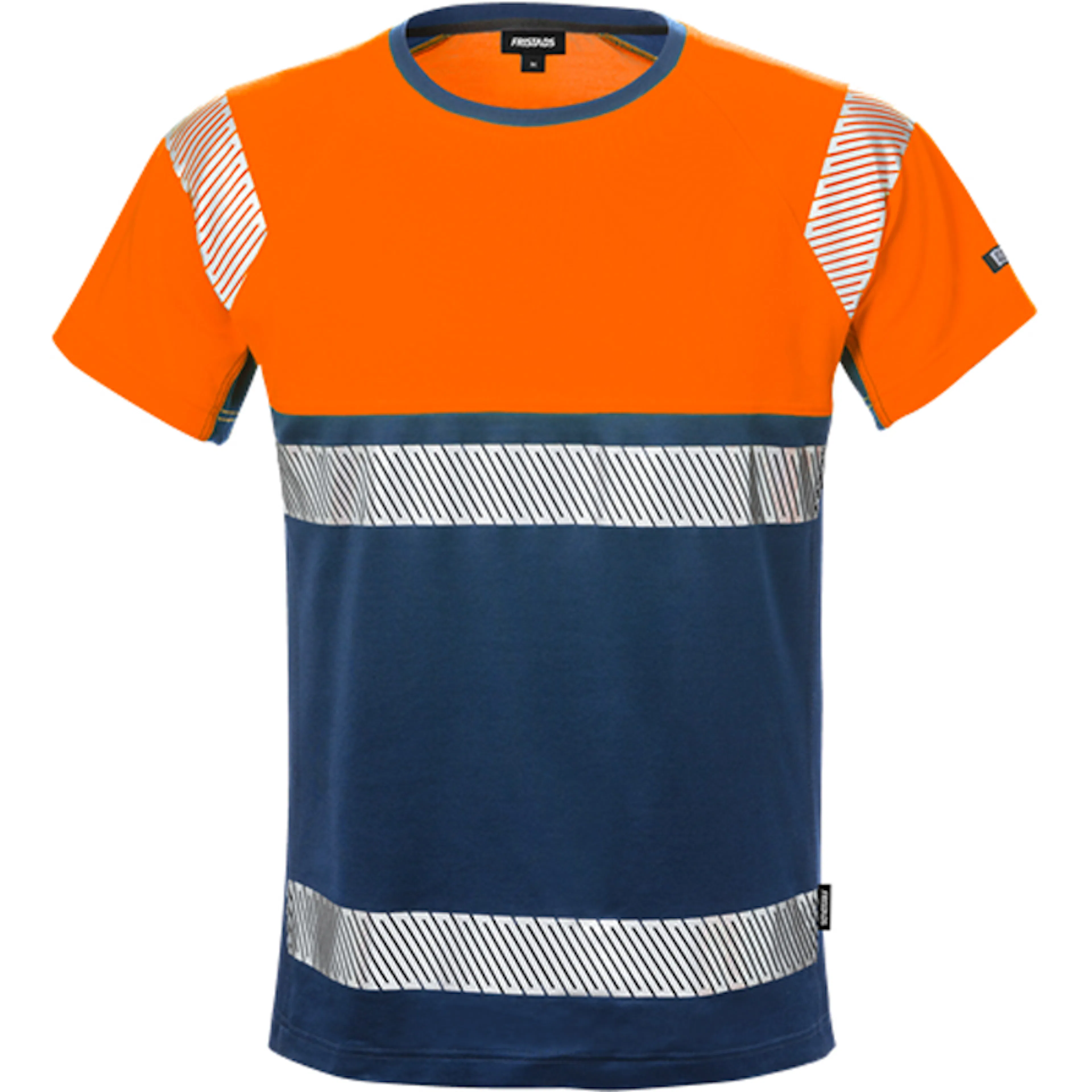 Orange/Marinblå