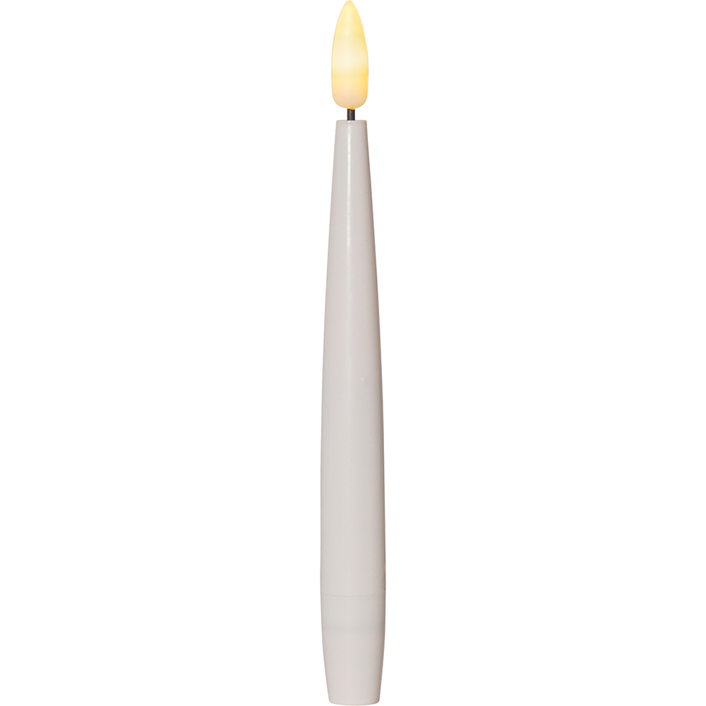 Julgransbelysning Star Trading Flamme i Vit med 8 Ljus