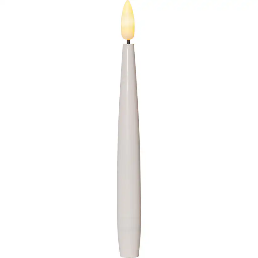 Julgransbelysning Star Trading Flamme i Vit med 8 Ljus