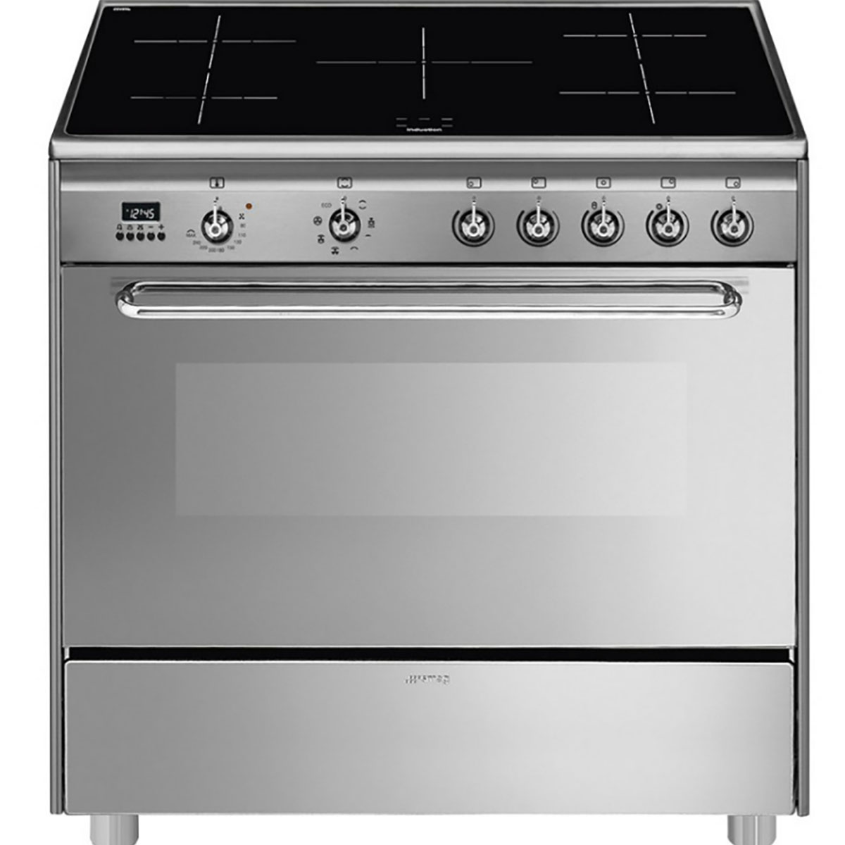 Induktionsspis Smeg SCD90IMX9-1