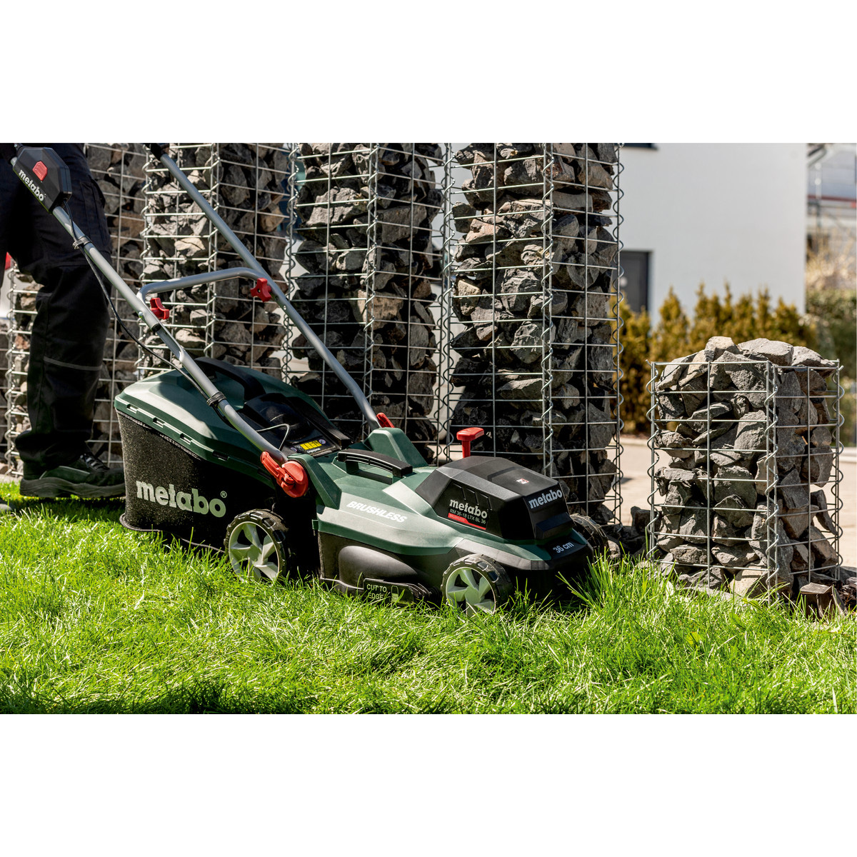 Gräsklippare Metabo Rm 36-18 LTX BL 36 18V Solo utan Batteri och Laddare