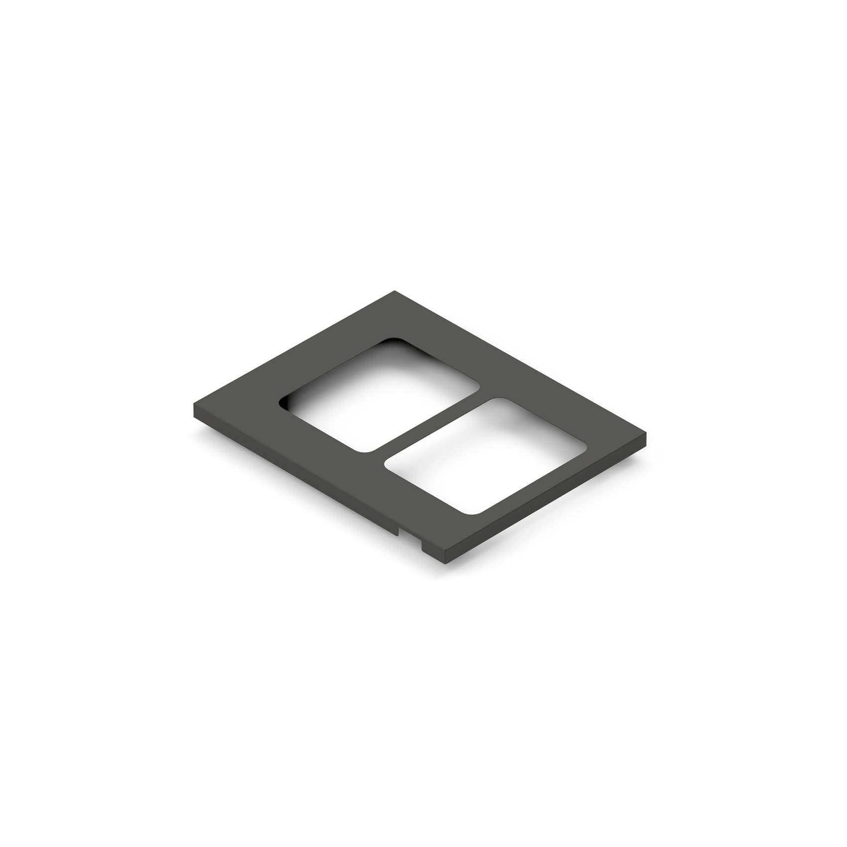 KÄLLSORTERING TOLEDO TOPPRAM 40X45 MÖRKGRÅ Mått: 40x45 mm