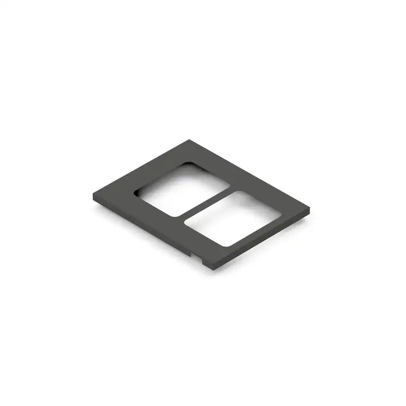 KÄLLSORTERING TOLEDO TOPPRAM 40X45 MÖRKGRÅ Mått: 40x45 mm