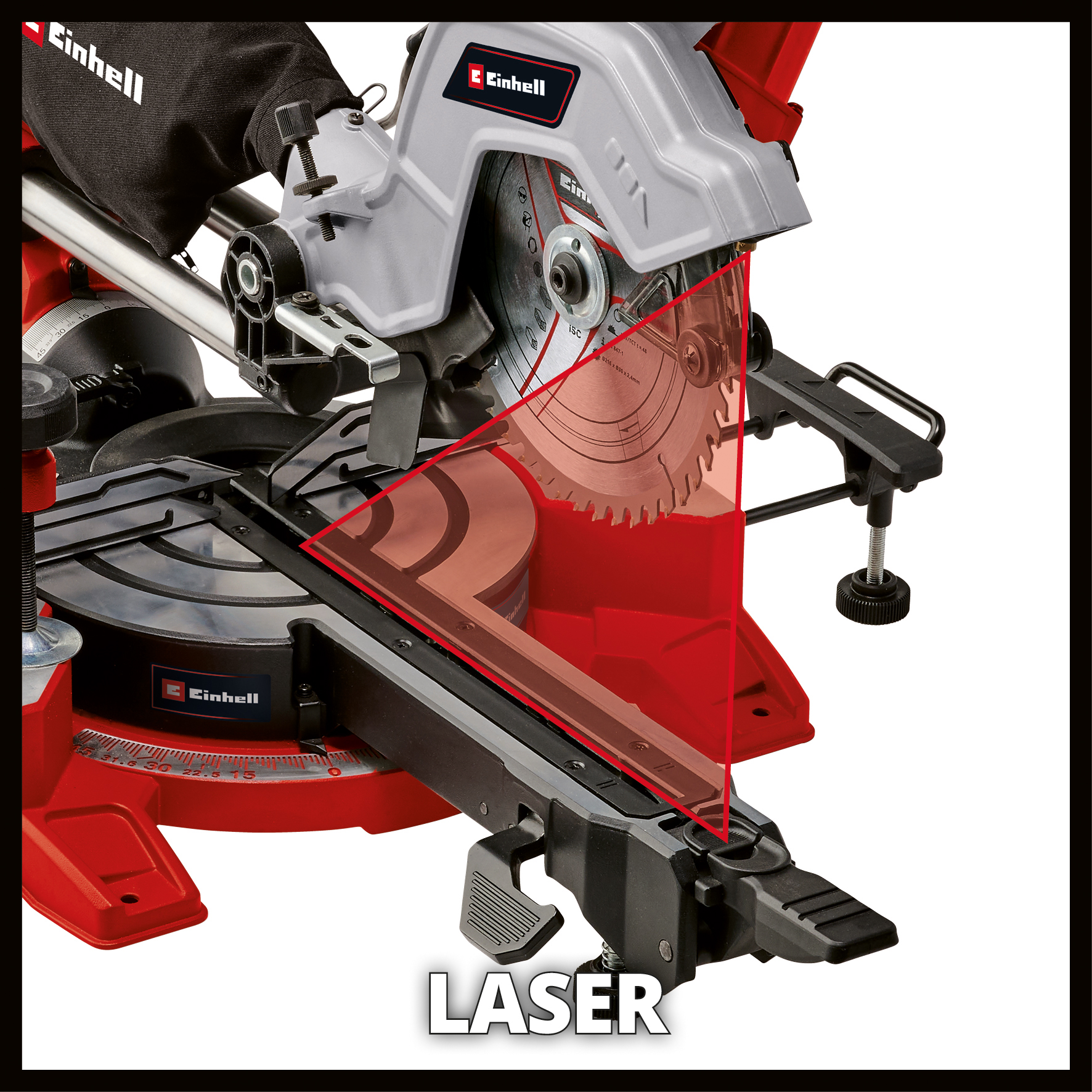 Glid-geringssåg Einhell TE-SM 8 L Dual