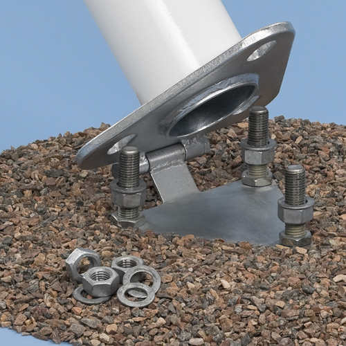 Flaggstång Formenta ISS med Vev och Lås