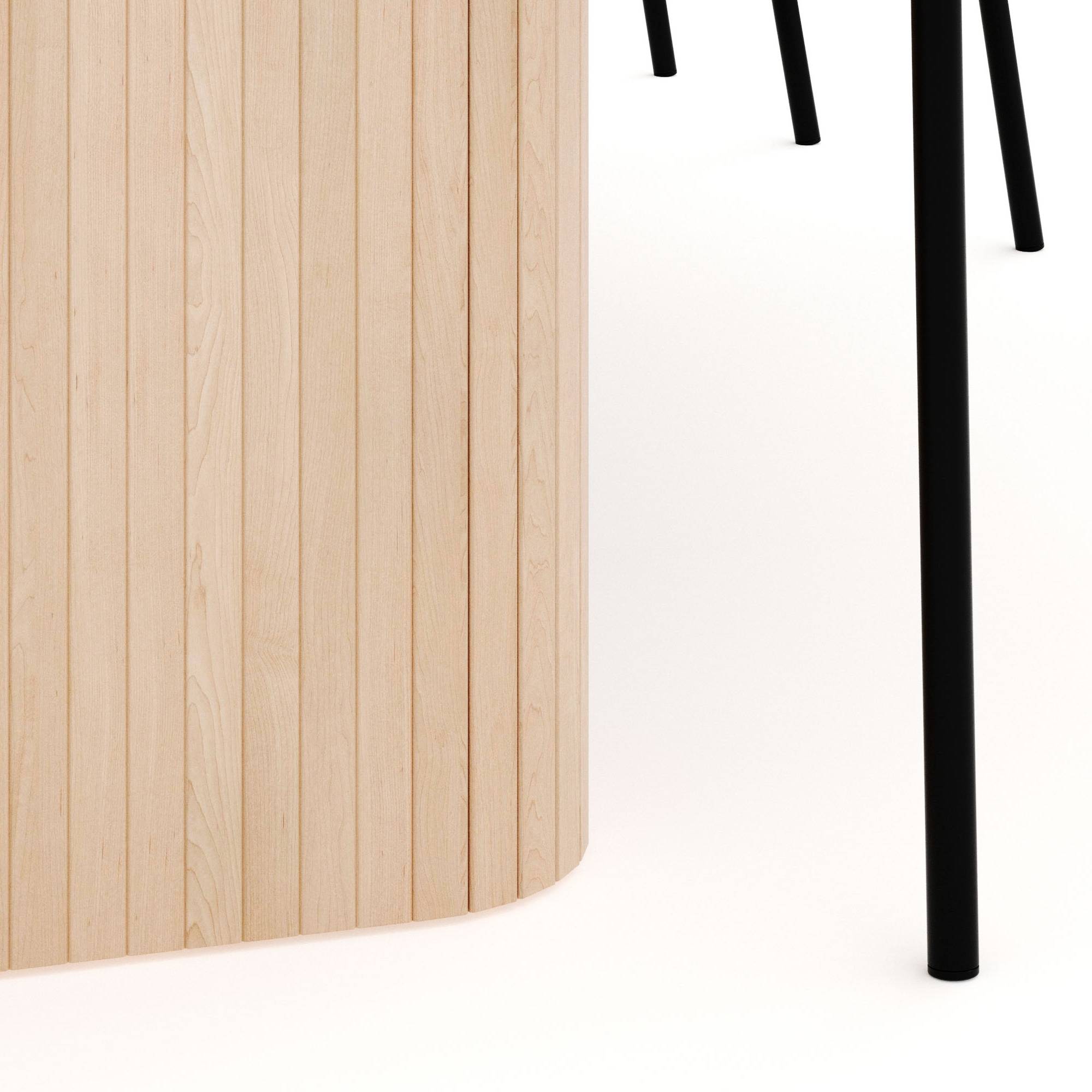 Matgrupp Bark Kopparbo Rektangulärt Matbord 200-260 cm Förlängningsbartt med 6 Gemmiano Matstol