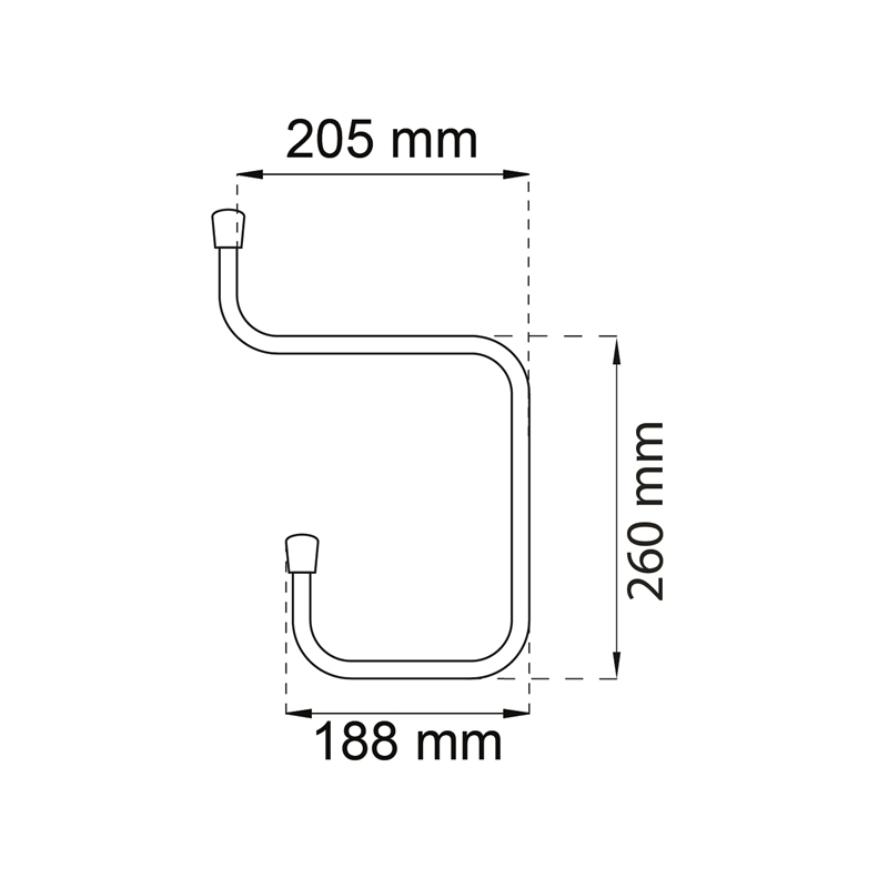 Förvaringskonsol Habo 8523