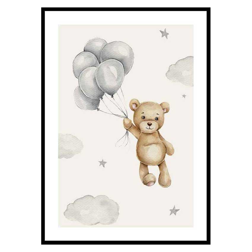 Poster Gallerix Balloons Teddy