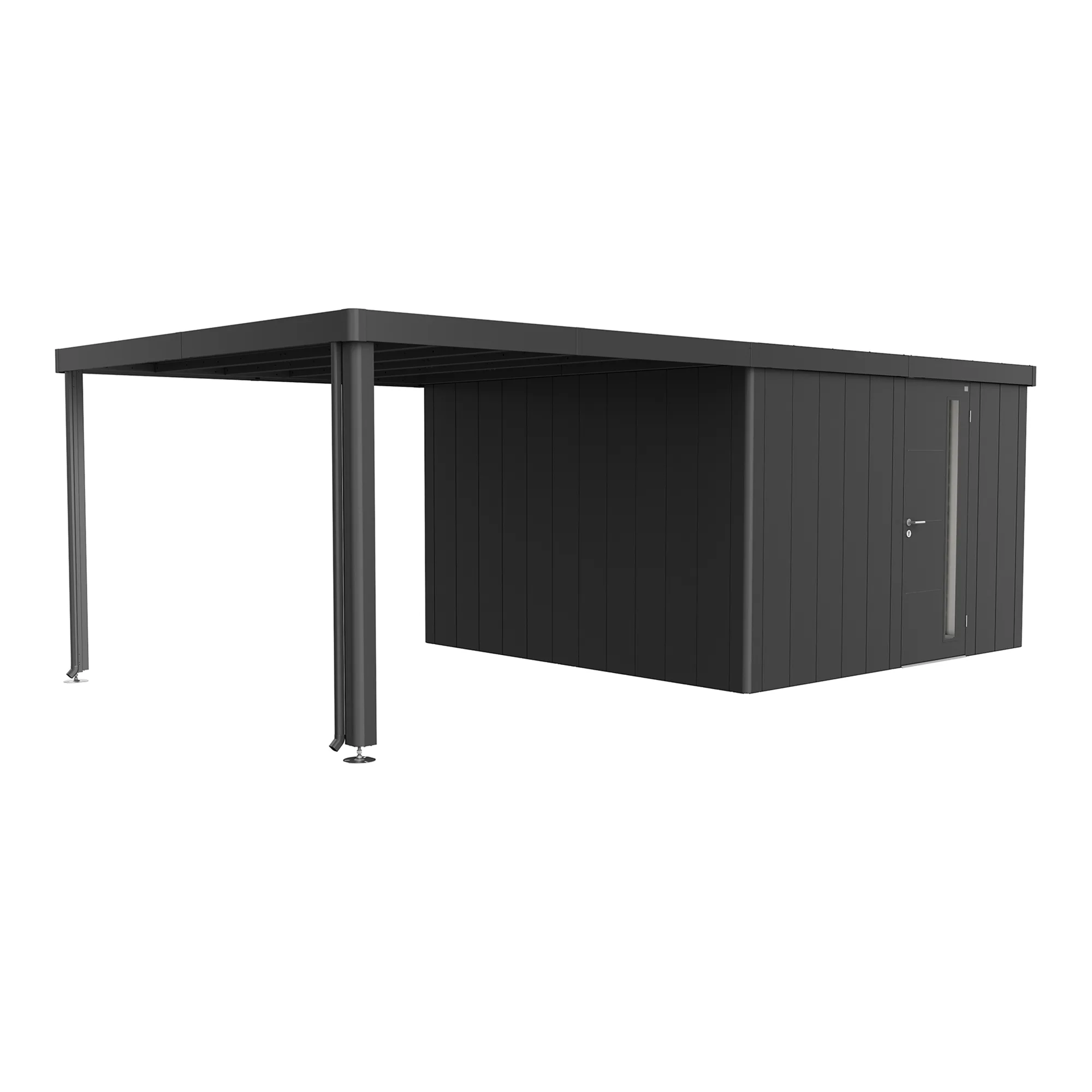 Metallic Mörkgrå