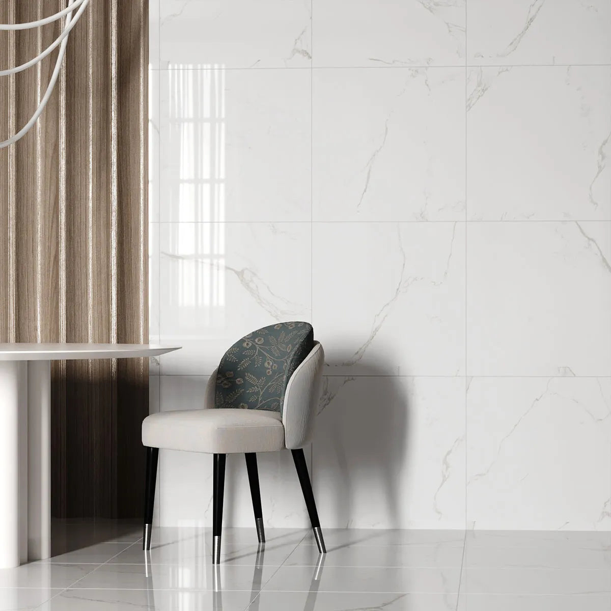Klinker Tenfors Carrara Marmor Blank 60x60