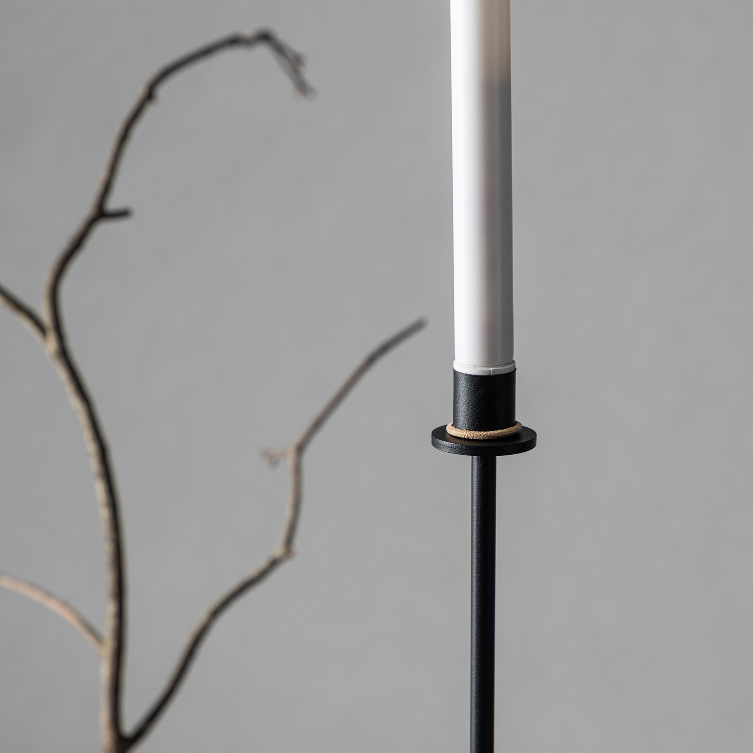 Högehall H70cm Candlestick  - Black  / 70 cm