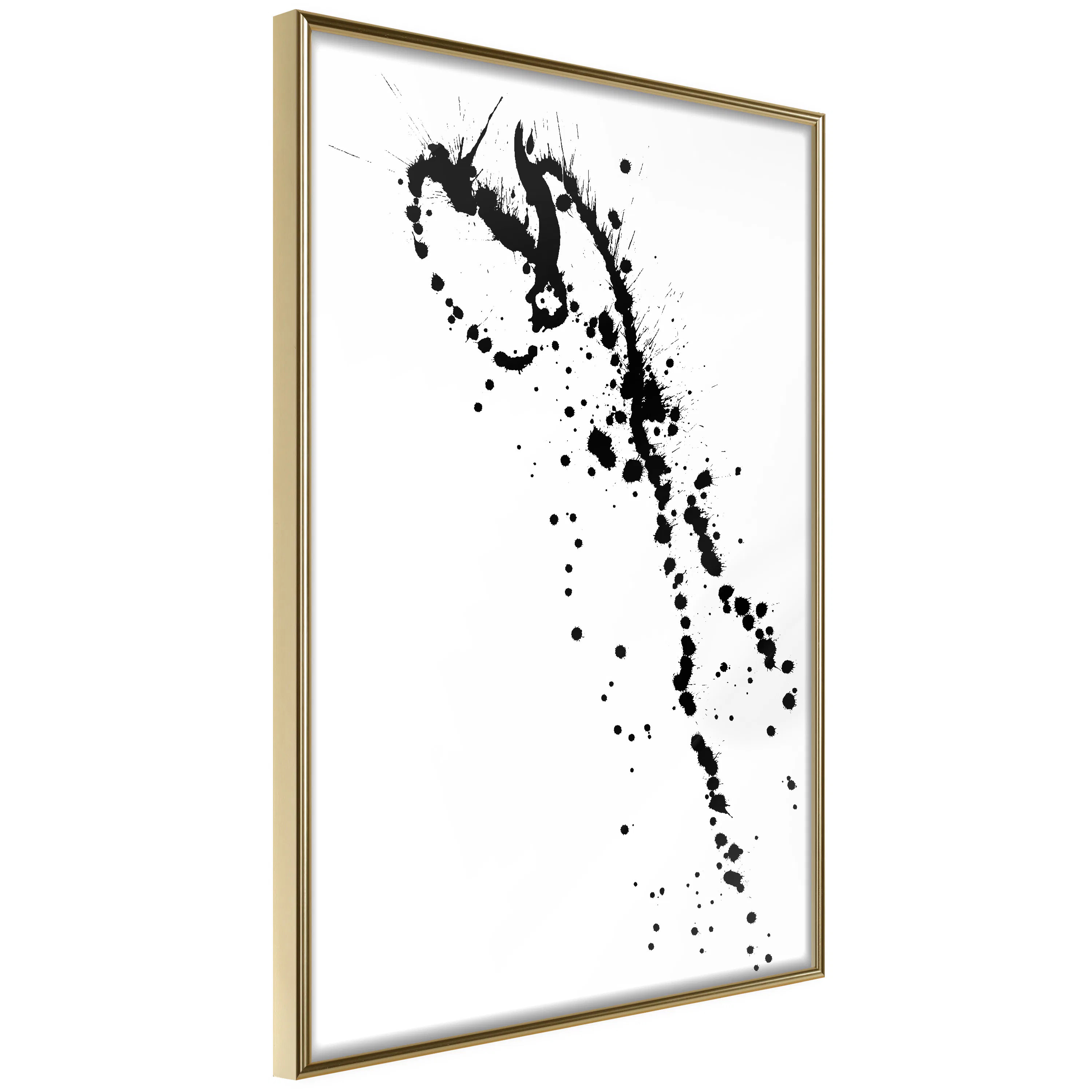 Poster Artgeist Affisch Black Splash
