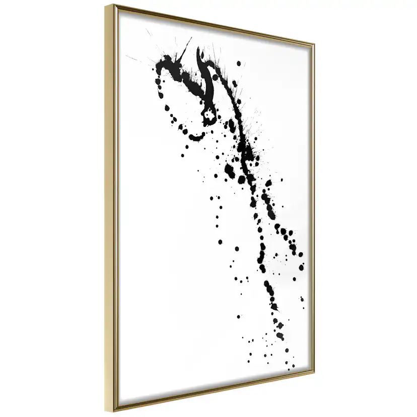 Poster Artgeist Affisch Black Splash