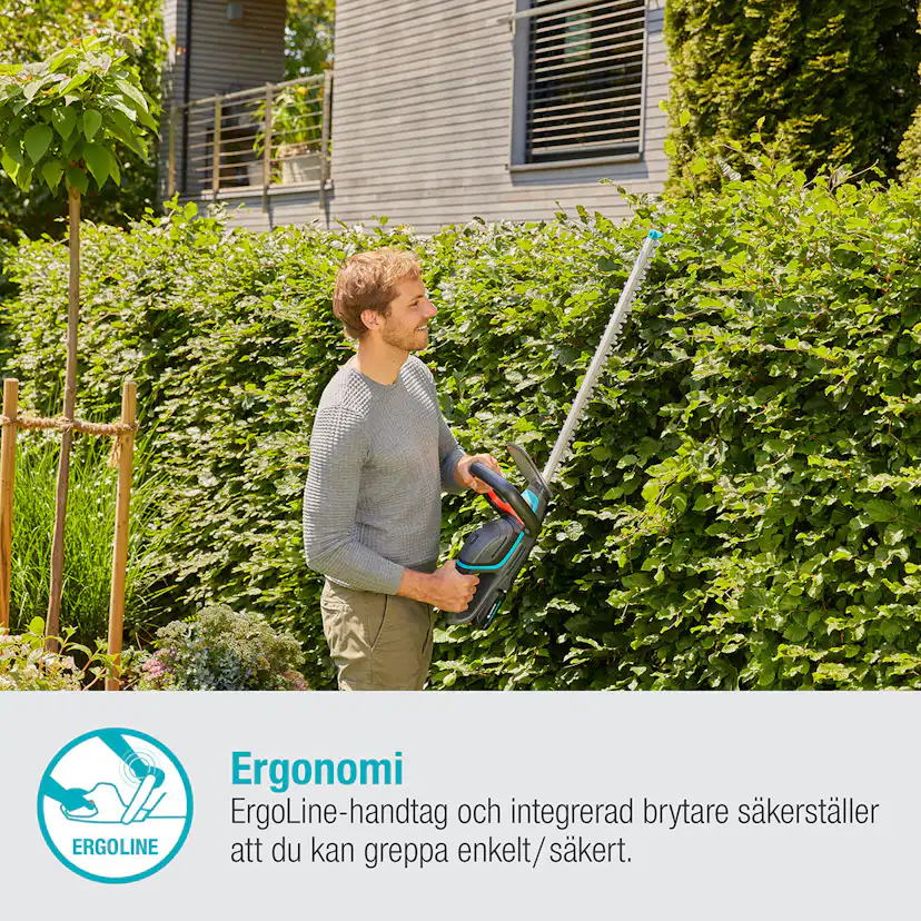 Häcksax Gardena ComfortCut 60/18V P4A utan Batteri