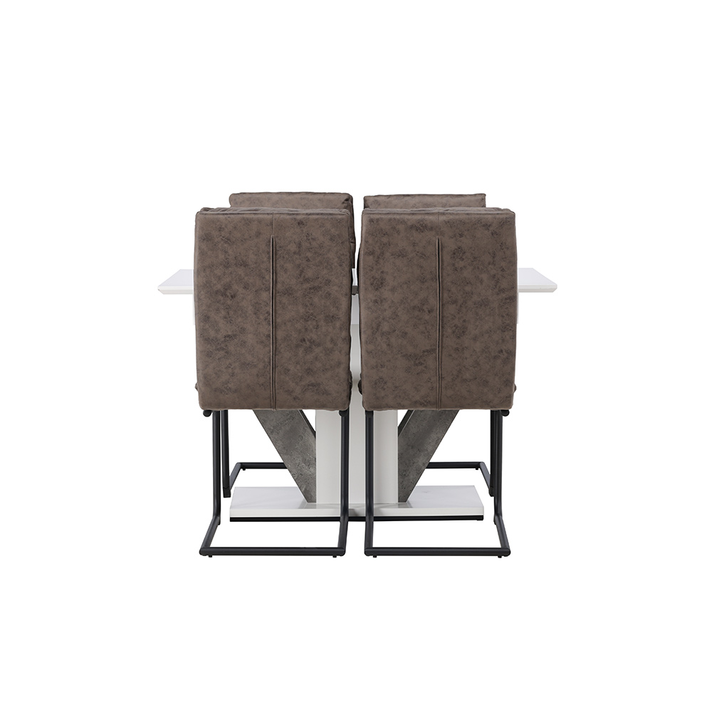 Matgrupp Venture Home Disa med 4 Zizo Stolar