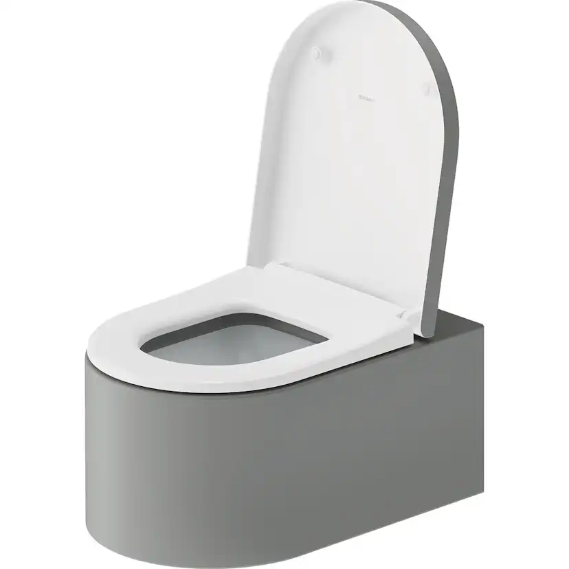 WC vägg, Ytterfärg Ljusgrå Matt 570 mm Ljusgrå