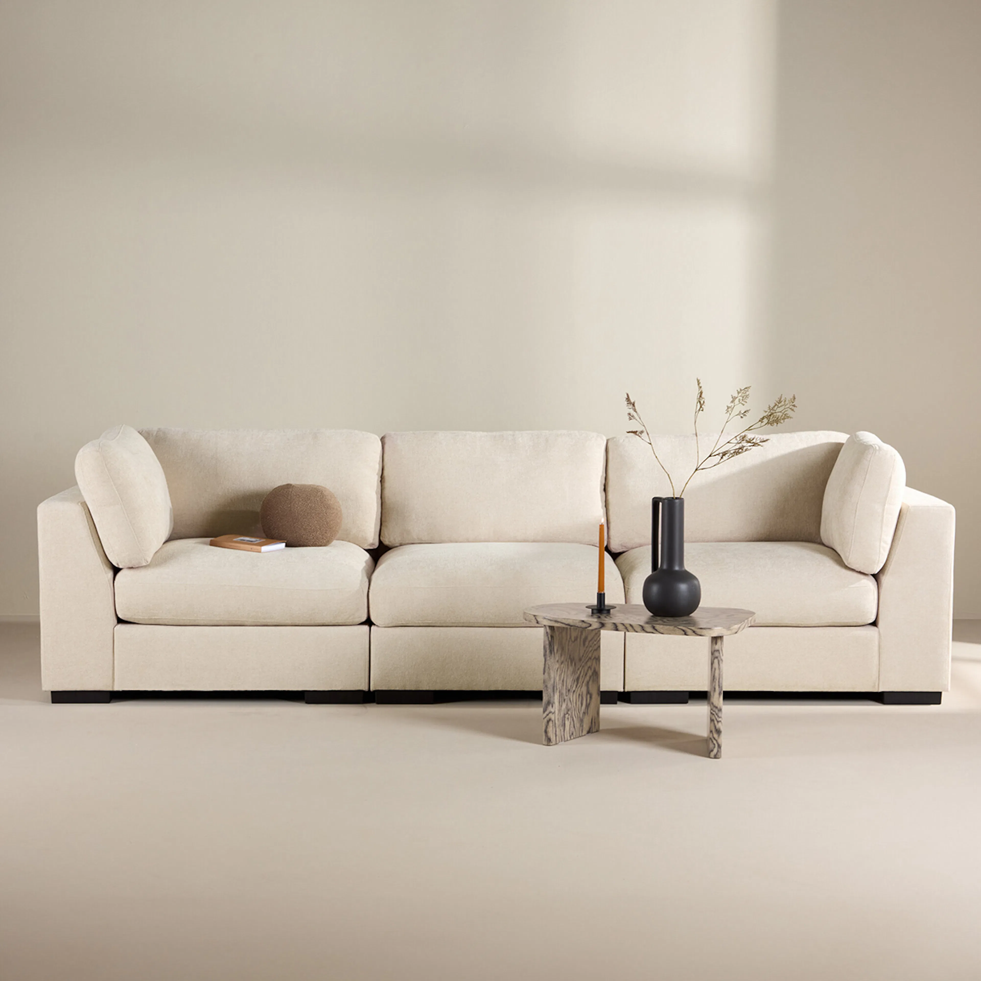 3-sitssoffa Venture Home Salerno Beige