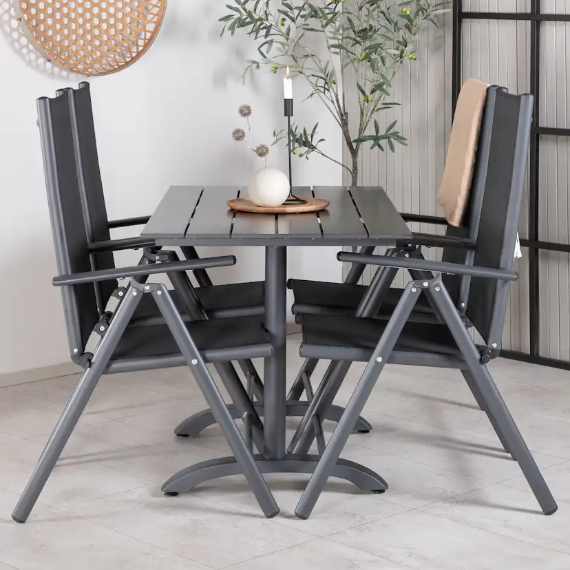 Cafégrupp Venture Home Dolly med 4 Bront Stolar