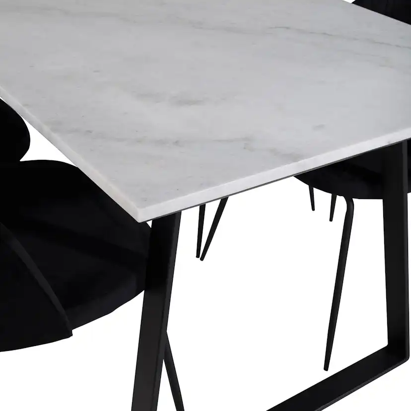 Matgrupp Venture Home Estelle 140 med 4 Wrigley Stolar