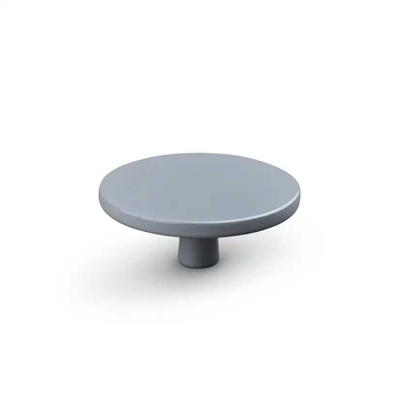 KNOPP GARDA DIAM. 60MM LJUSGRÅ Silvergrå