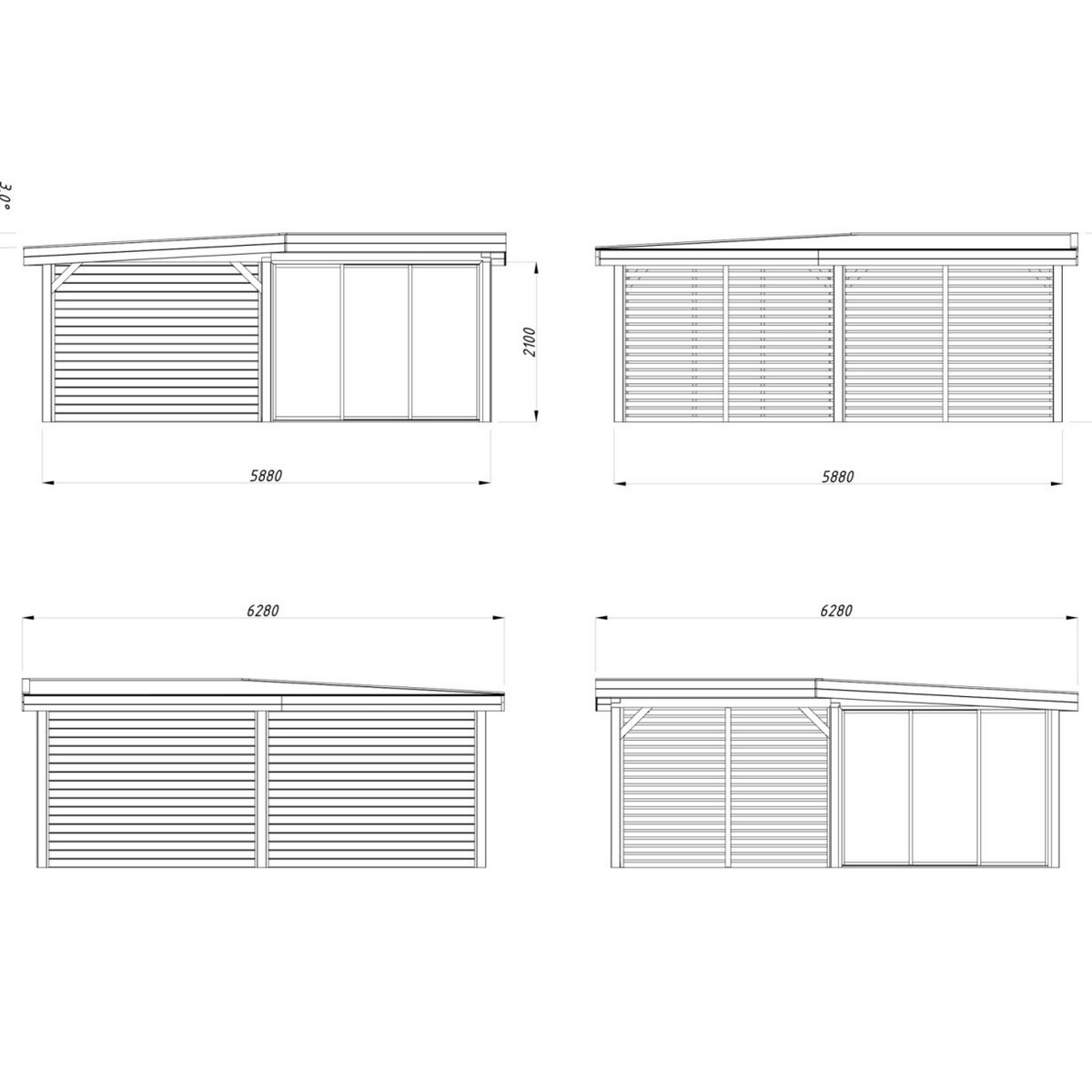 Uterum Palmako Lenna 24,9 m2 Set 411 Slide