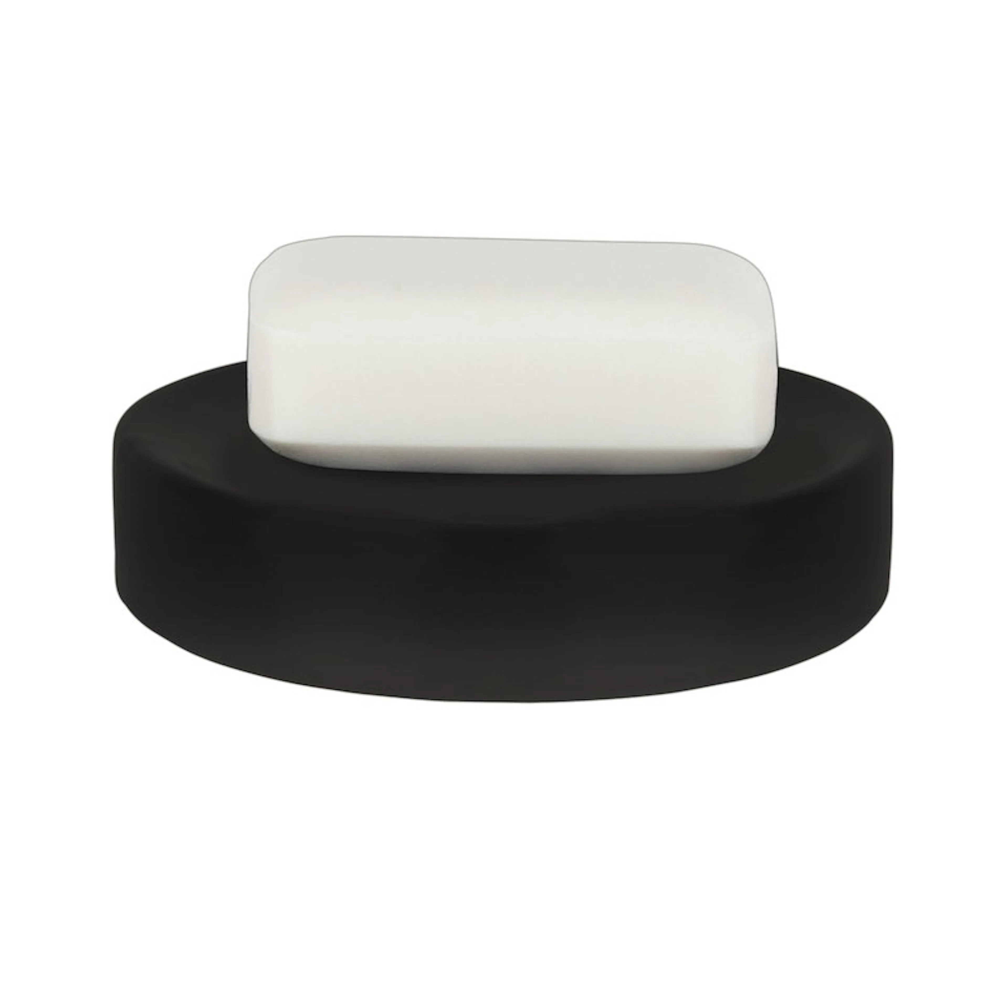 Tvålkopp Tube Matt black Matt Svart