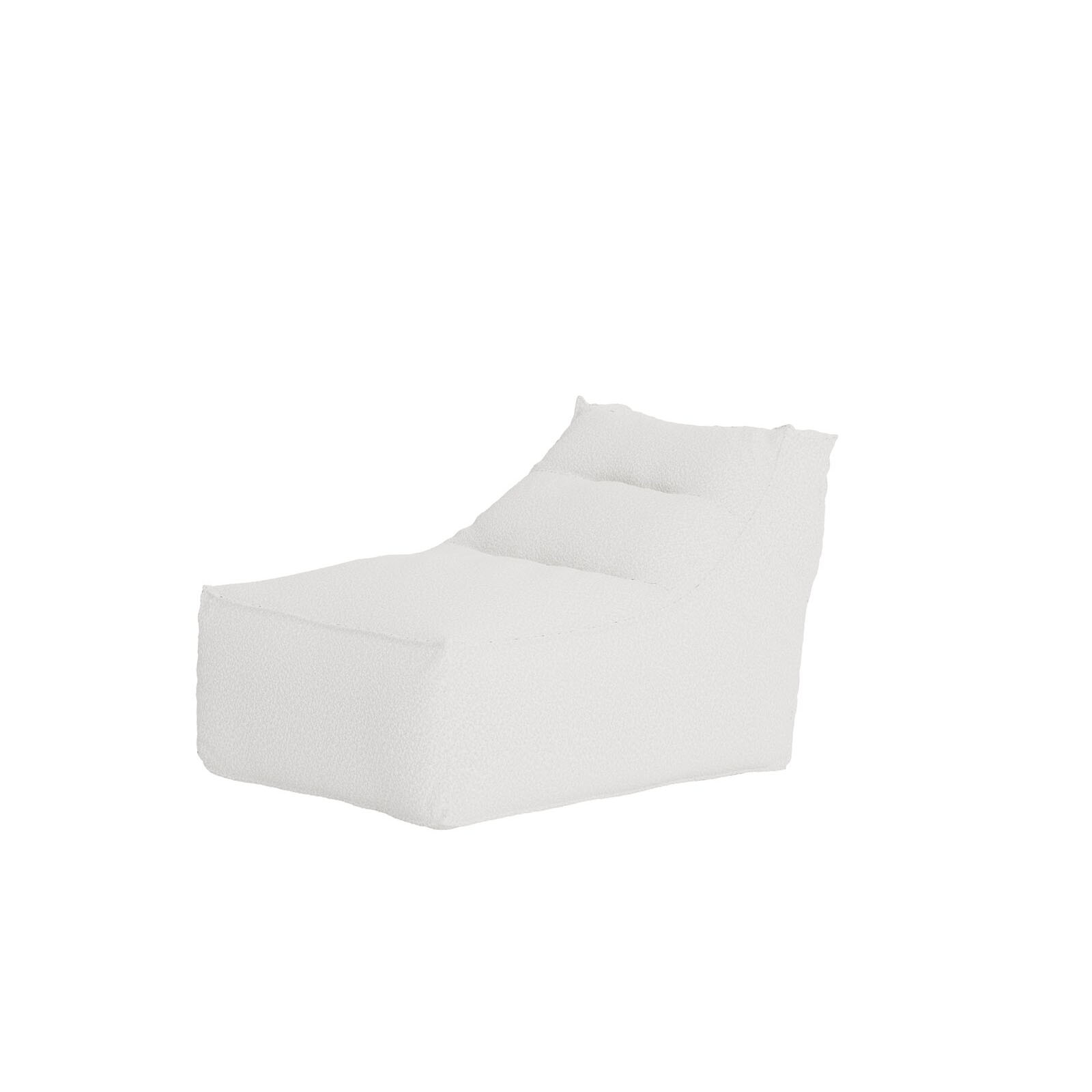 Redang Relaxbag Fabric - White Bouclé fabric / 118*94*83 White