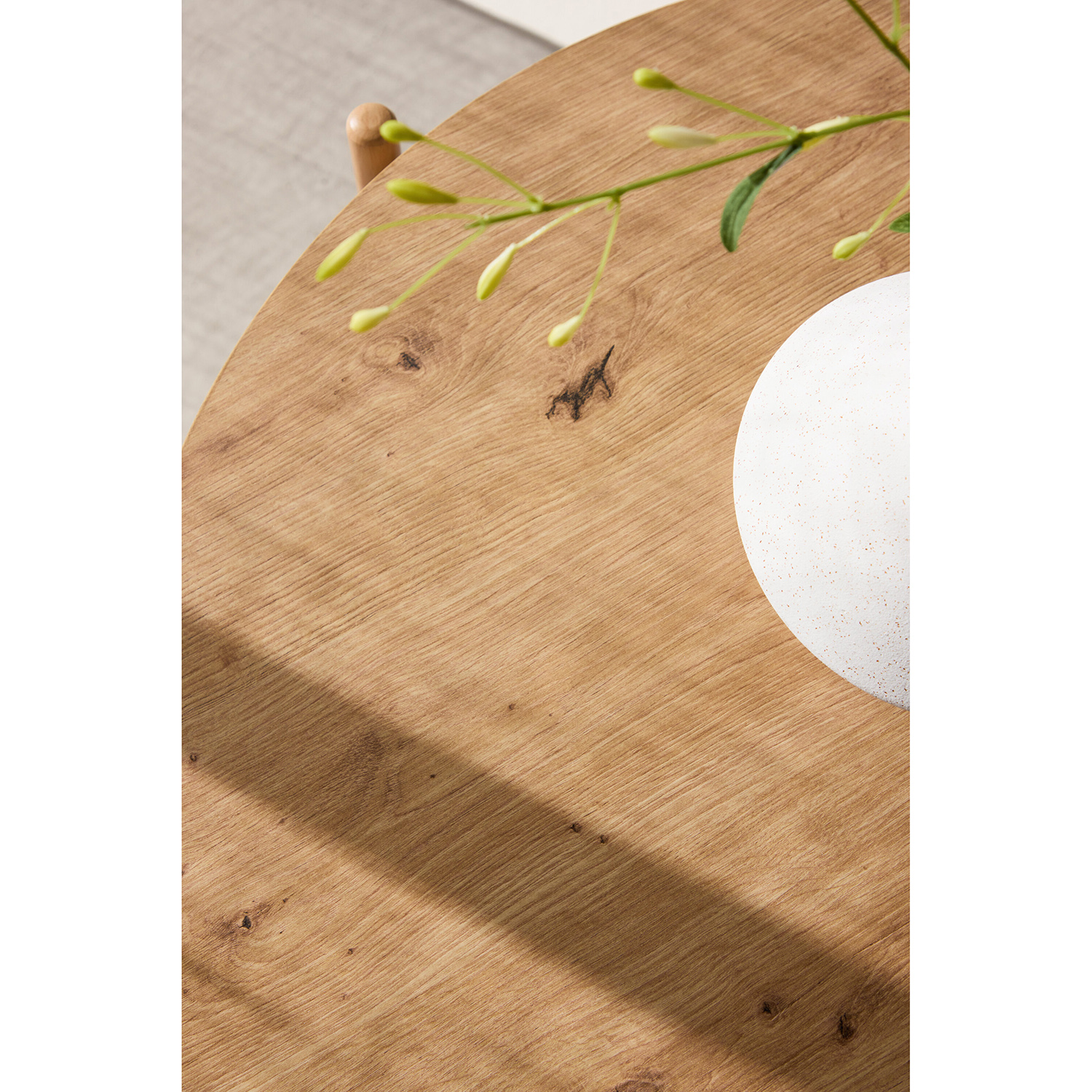 Soffbord Venture Home Rubbo Ø80x50 cm med Förvaring