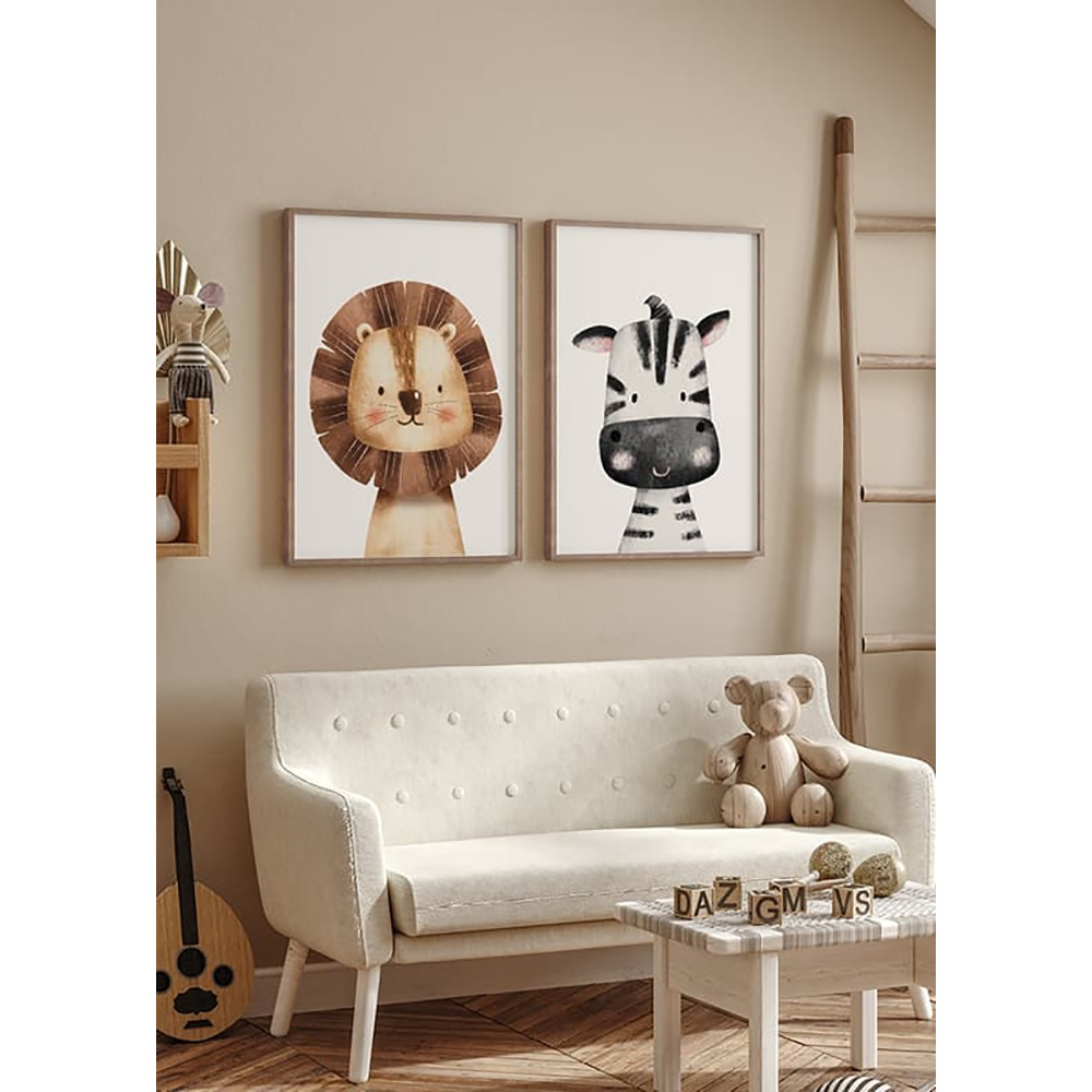 Poster Gallerix Zebra Portrait