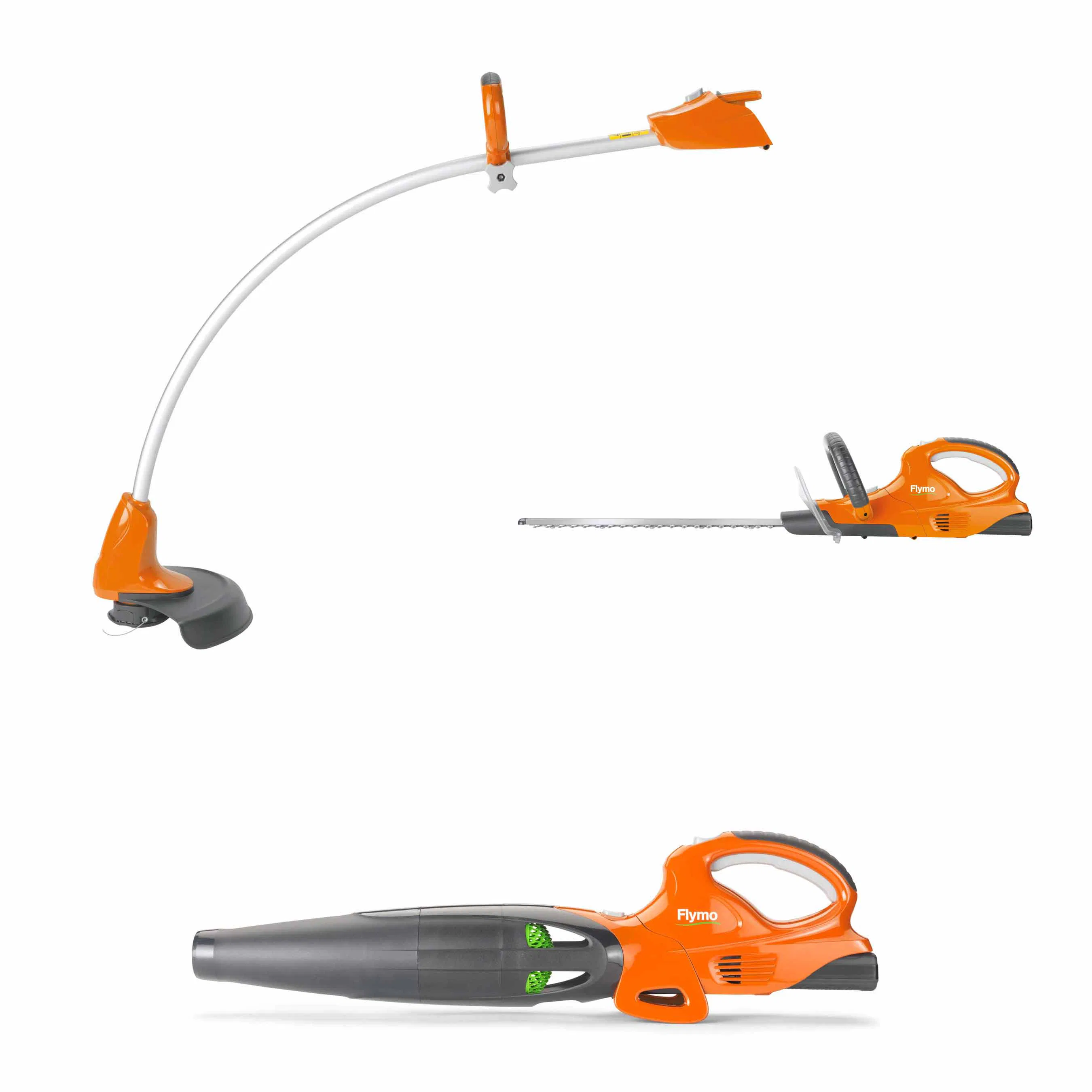 Paket Flymo Combipack C-Link 20V 3-in-1 med Batteri