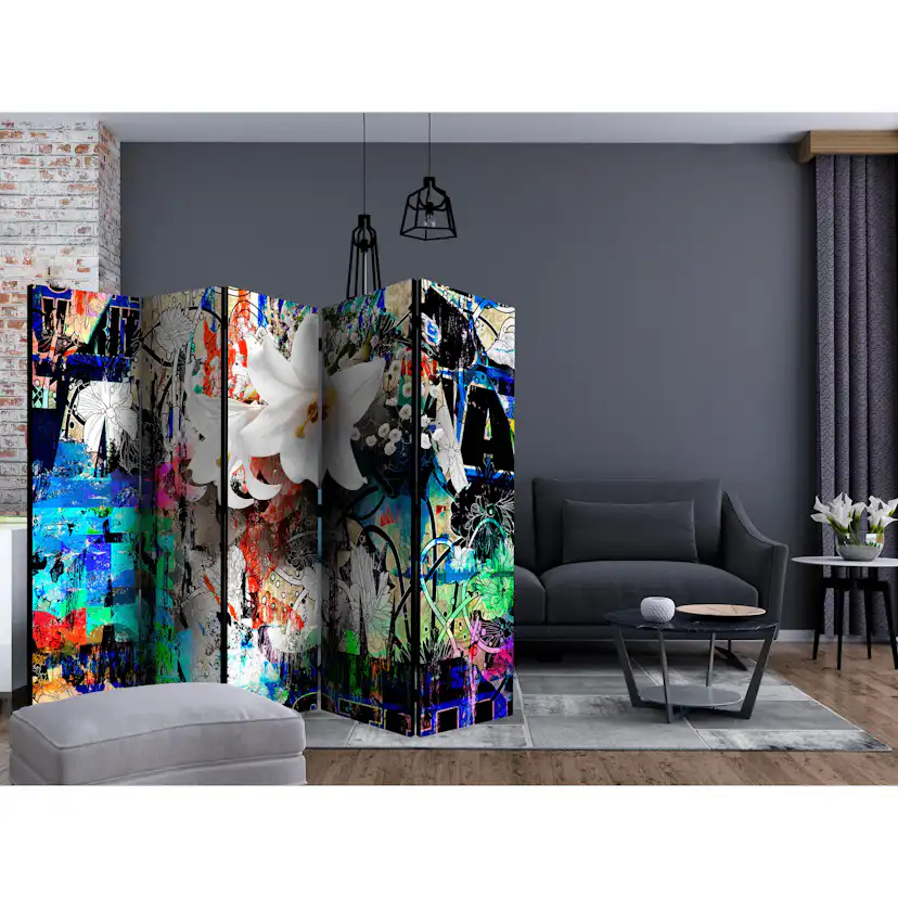 Rumsavdelare Skärmvägg Arkiio Urban Lily II 225x172 cm