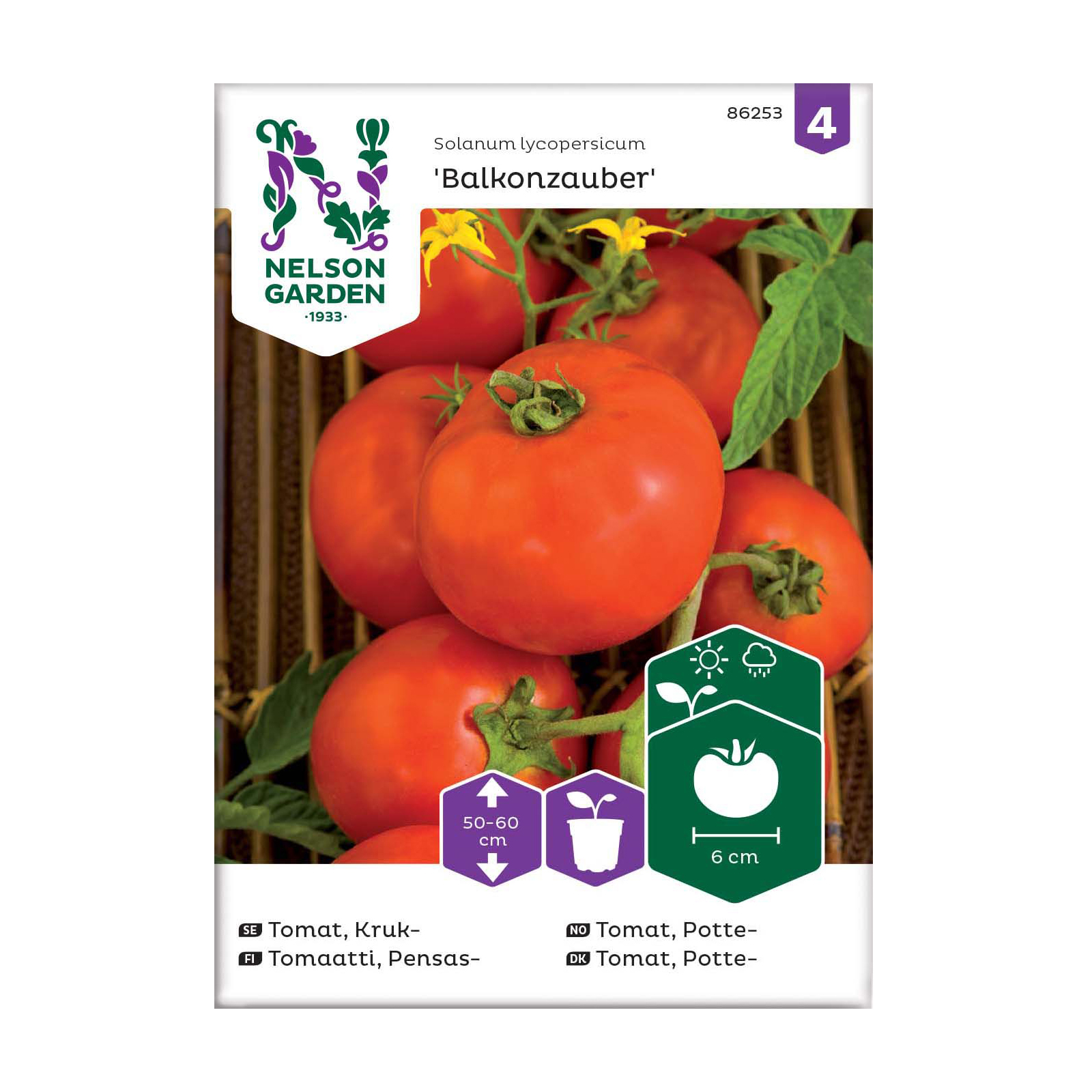 Frö Tomat Nelson Garden Balkonzauber